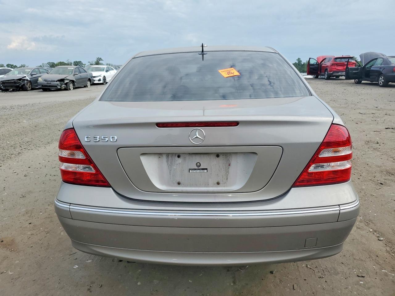 2007 Mercedes-benz C 350 Silver vin: WDBRF56H17F857756
