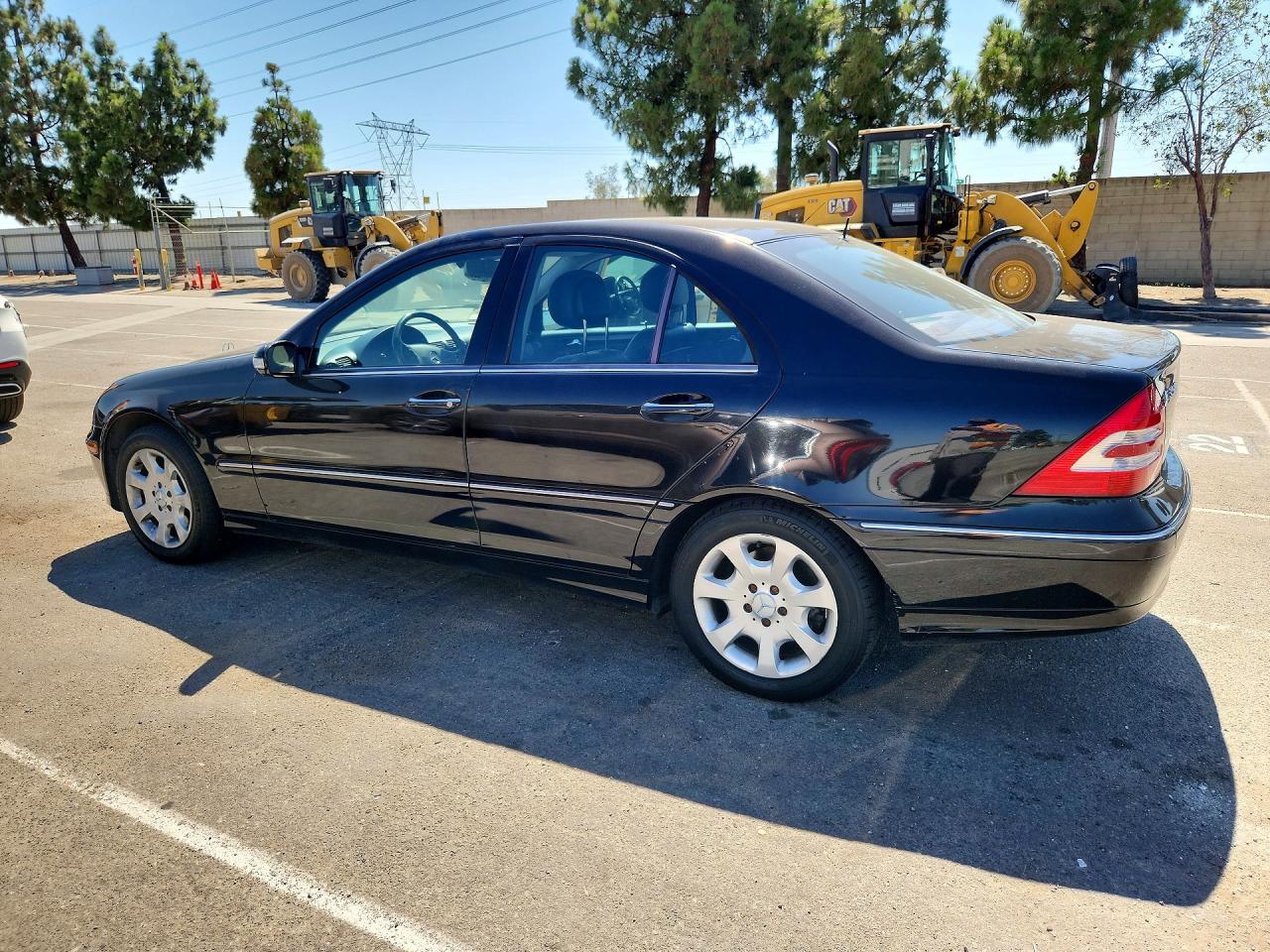 2006 Mercedes-benz C 350 Black vin: WDBRF56H26F736071