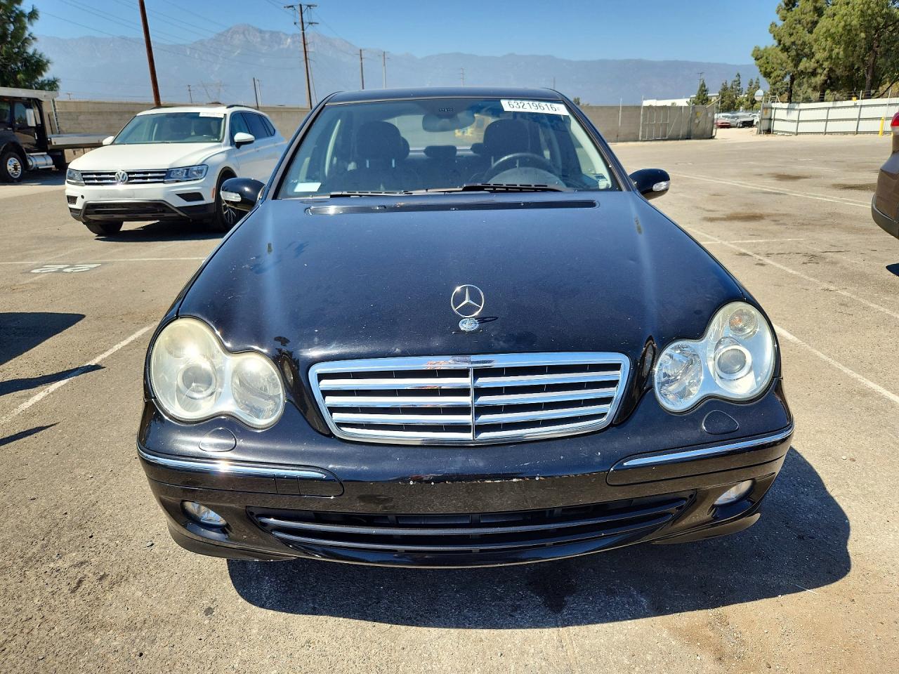 2006 Mercedes-benz C 350 Black vin: WDBRF56H26F736071