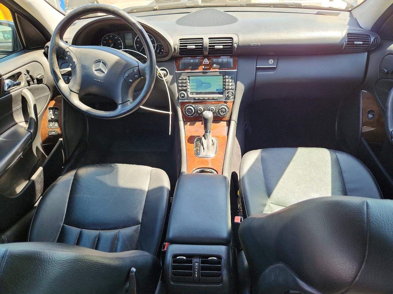 2006 Mercedes-benz C 350 Black vin: WDBRF56H26F736071