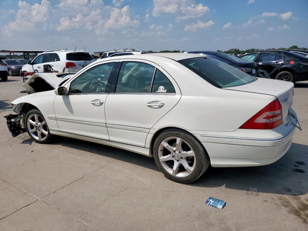 2007 Mercedes-benz C 350 Белый vin: WDBRF56H67F855310