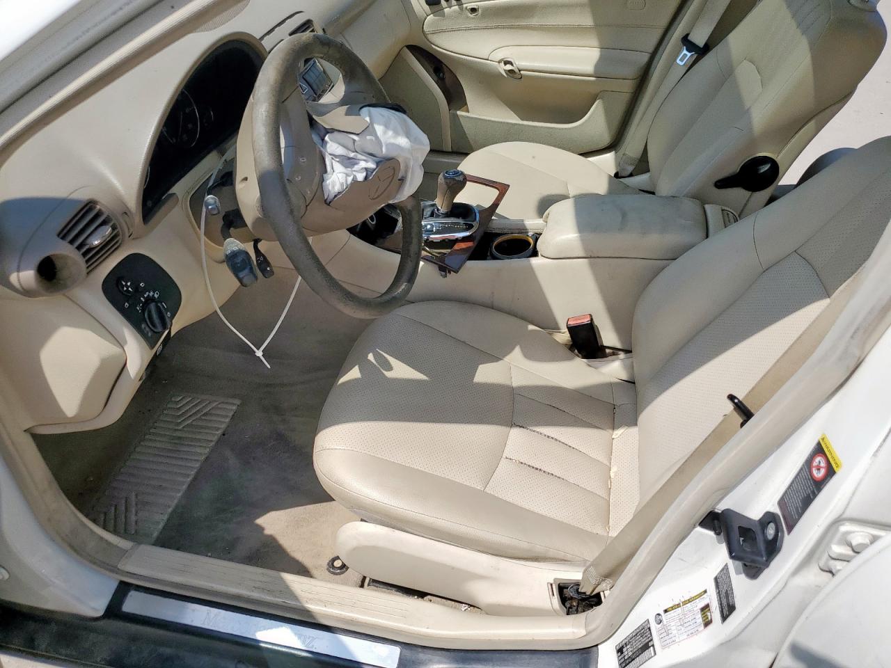 2007 Mercedes-benz C 350 Белый vin: WDBRF56H67F855310