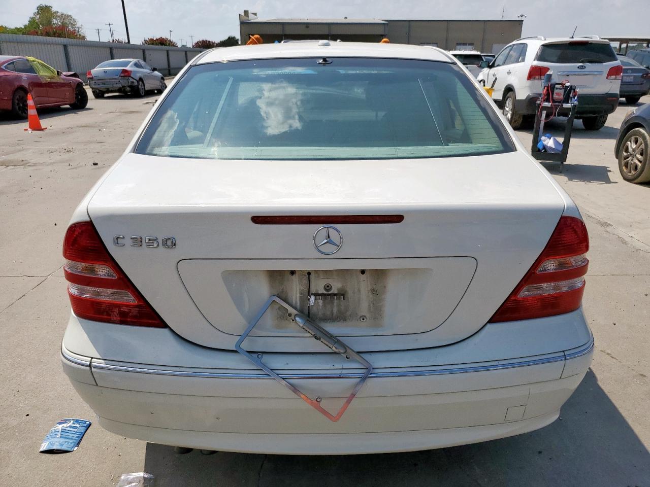 2007 Mercedes-benz C 350 Белый vin: WDBRF56H67F855310