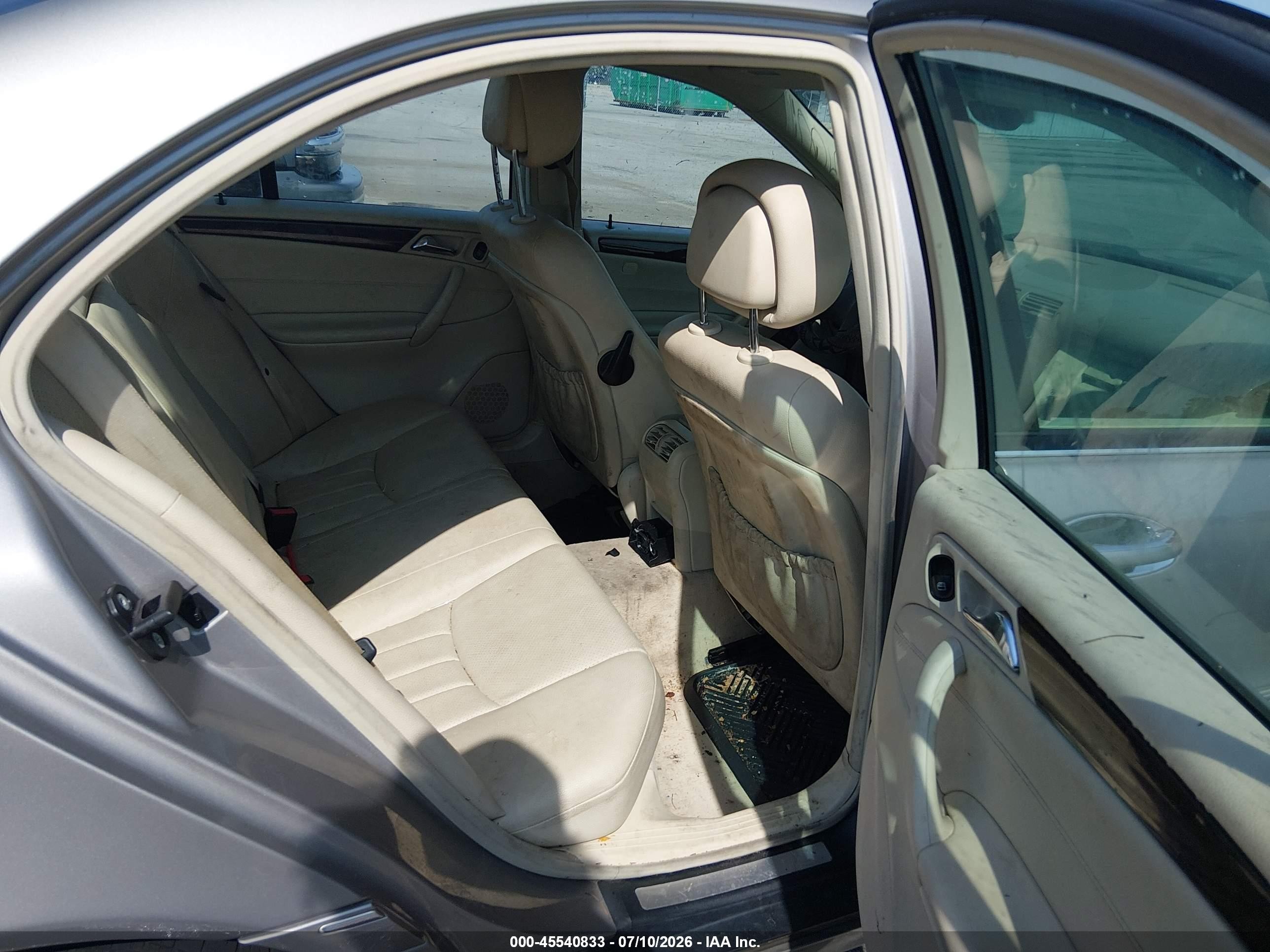 2007 Mercedes-benz C 350 Luxury/sport Gray vin: WDBRF56H87F856538