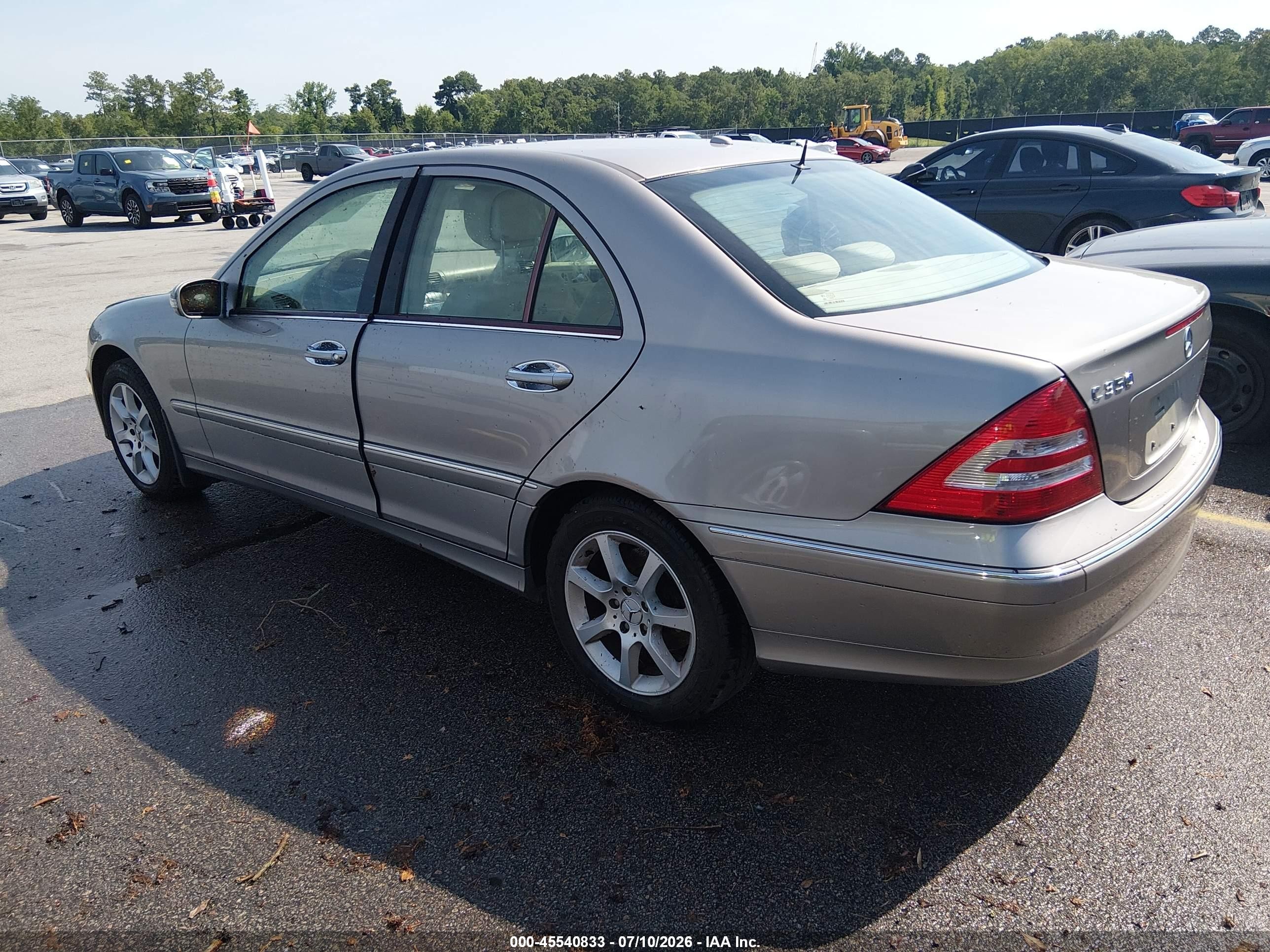 2007 Mercedes-benz C 350 Luxury/sport Gray vin: WDBRF56H87F856538