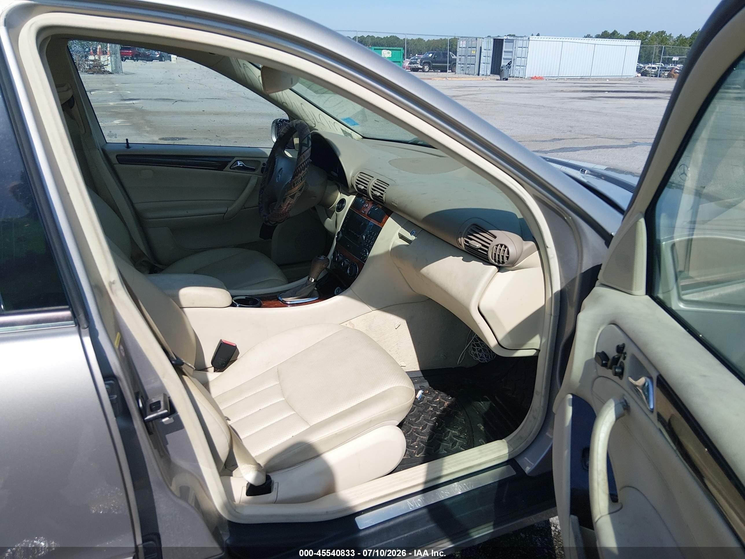2007 Mercedes-benz C 350 Luxury/sport Gray vin: WDBRF56H87F856538