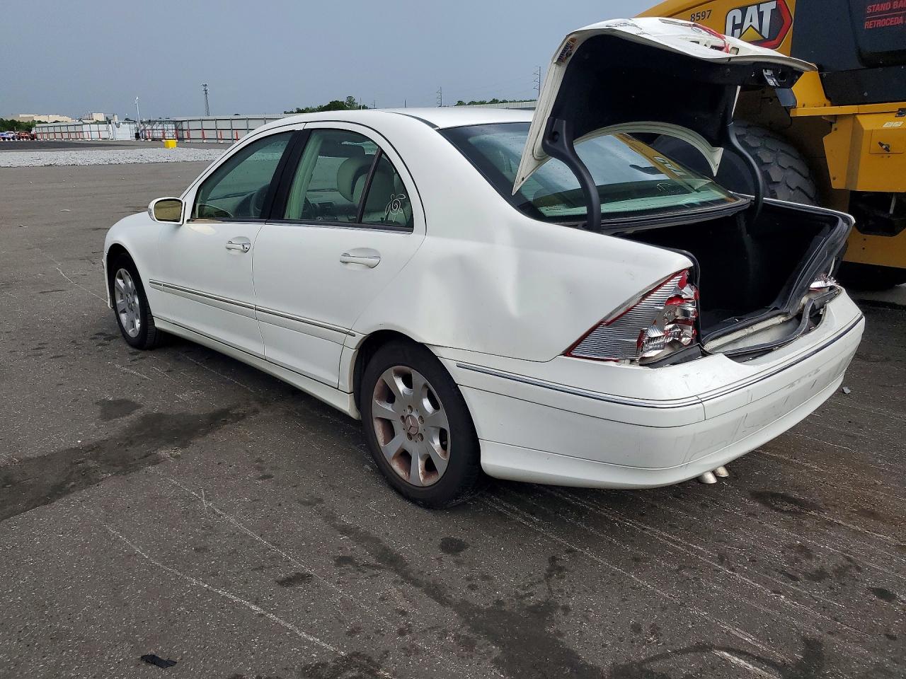 2006 Mercedes-benz C 350 White vin: WDBRF56HX6F740479