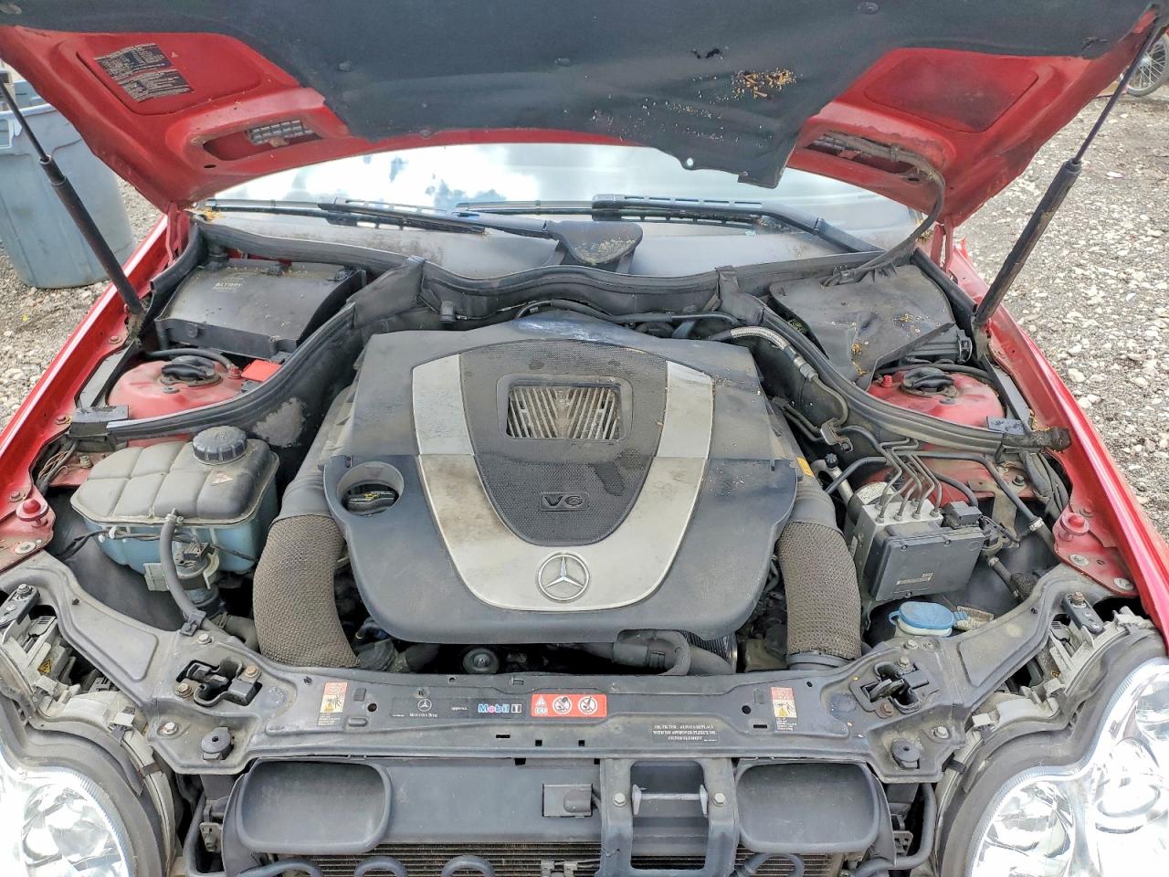 2006 Mercedes-benz C 350 Red vin: WDBRF56HX6F740496