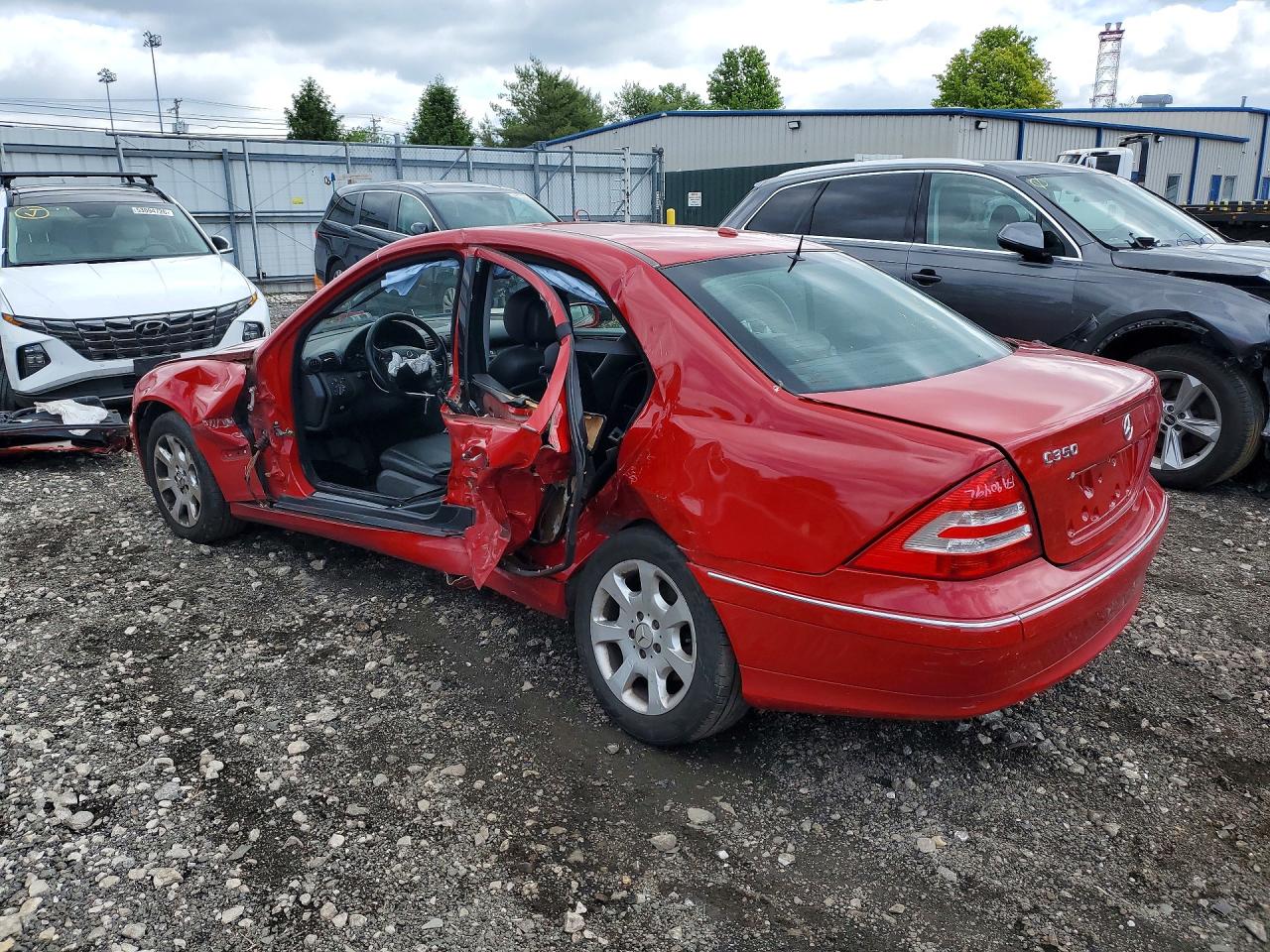 2006 Mercedes-benz C 350 Red vin: WDBRF56HX6F740496