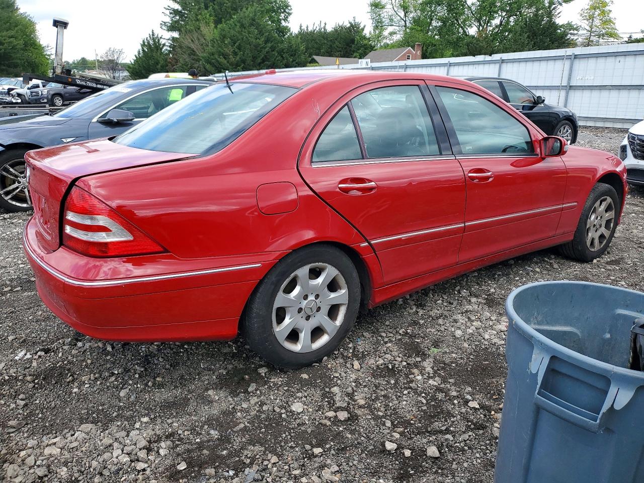 2006 Mercedes-benz C 350 Red vin: WDBRF56HX6F740496