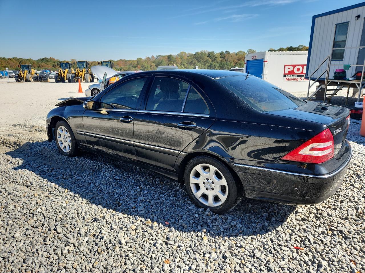 2006 Mercedes-benz C 350 Black vin: WDBRF56JX6F739626