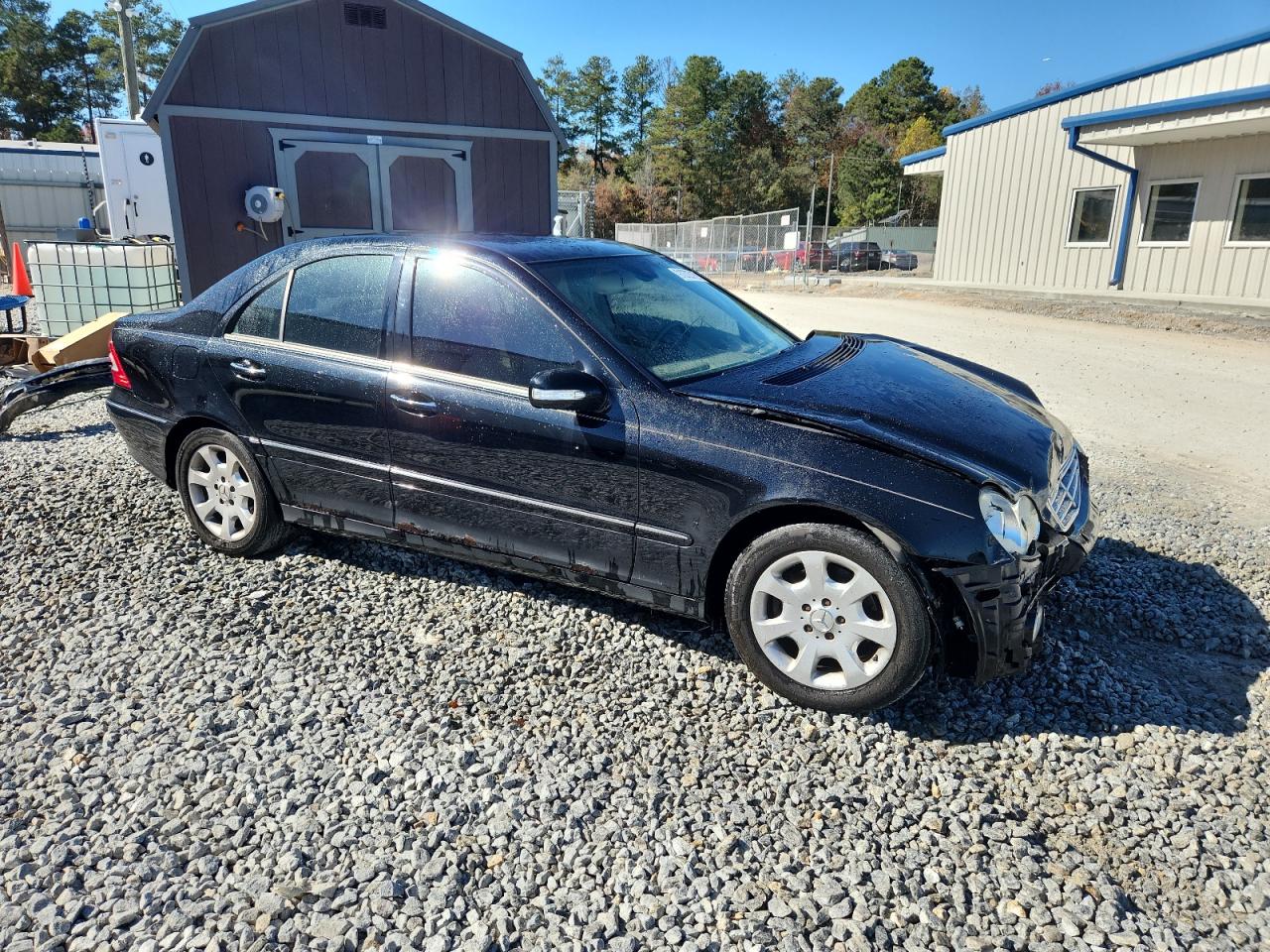 2006 Mercedes-benz C 350 Black vin: WDBRF56JX6F739626