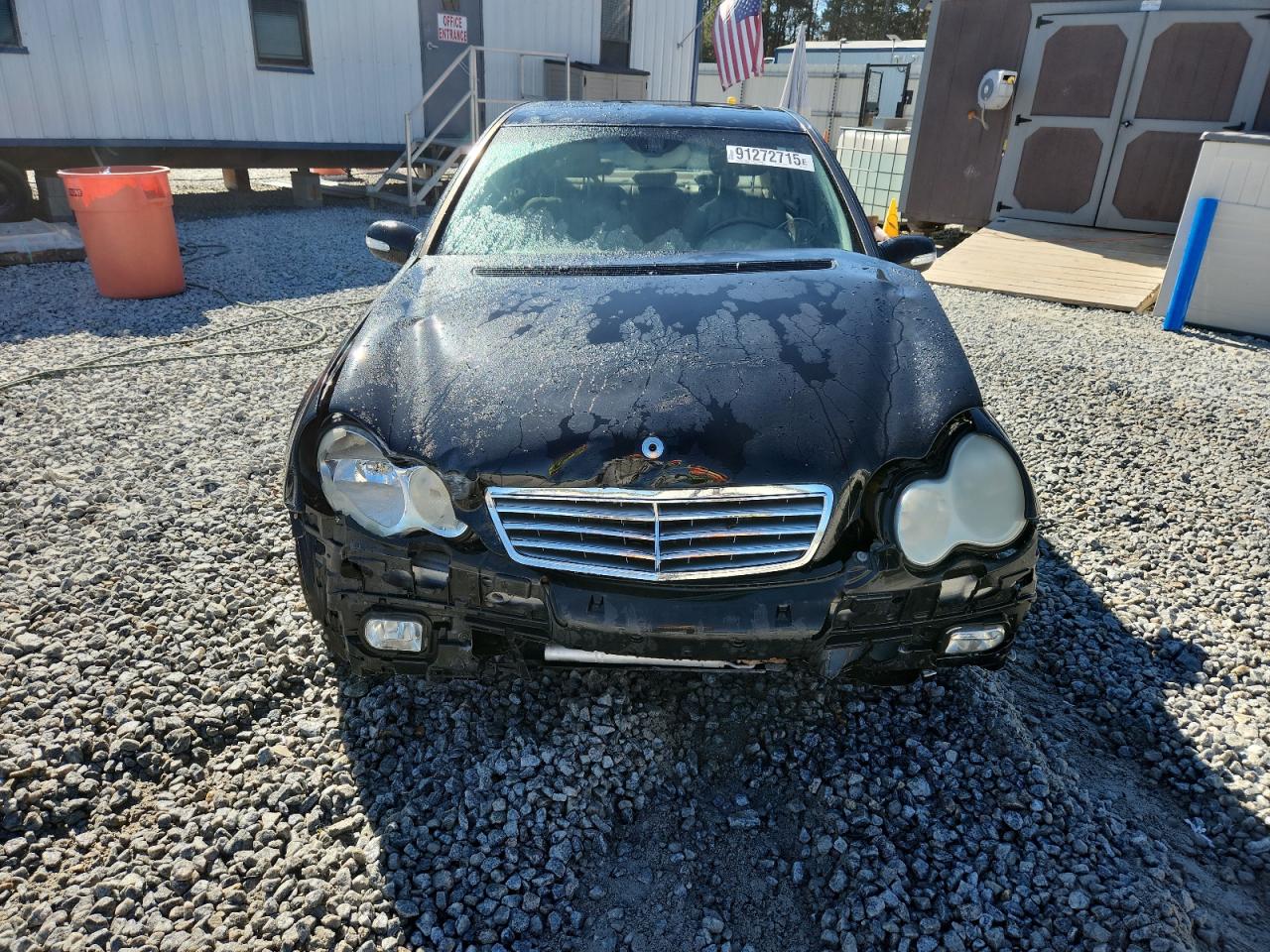 2006 Mercedes-benz C 350 Black vin: WDBRF56JX6F739626
