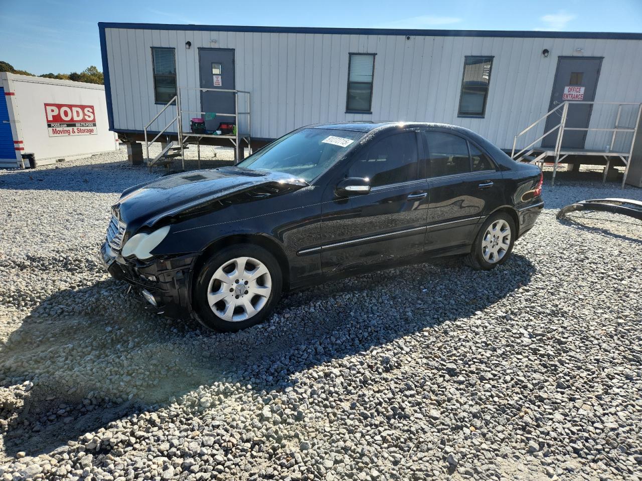 2006 Mercedes-benz C 350 Black vin: WDBRF56JX6F739626