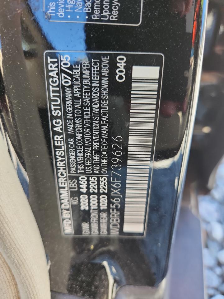 2006 Mercedes-benz C 350 Black vin: WDBRF56JX6F739626