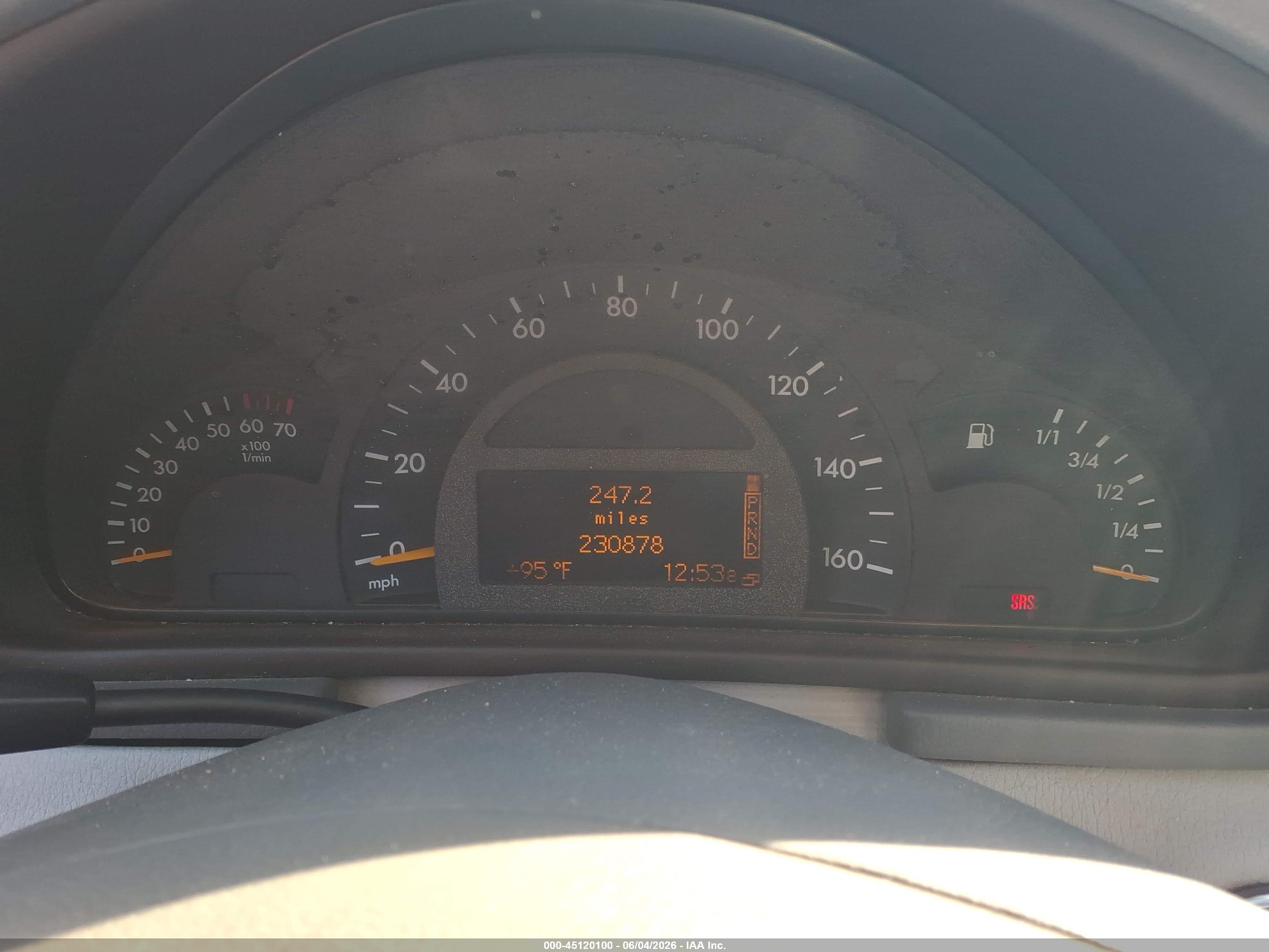2001 Mercedes-benz C 240   Blue vin: WDBRF61J01F070093