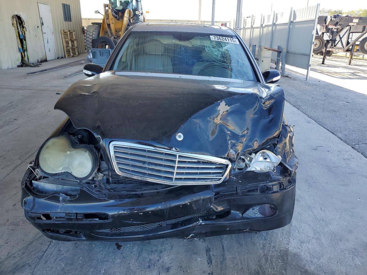 2002 Mercedes-benz C 240 Черный vin: WDBRF61J02F149569