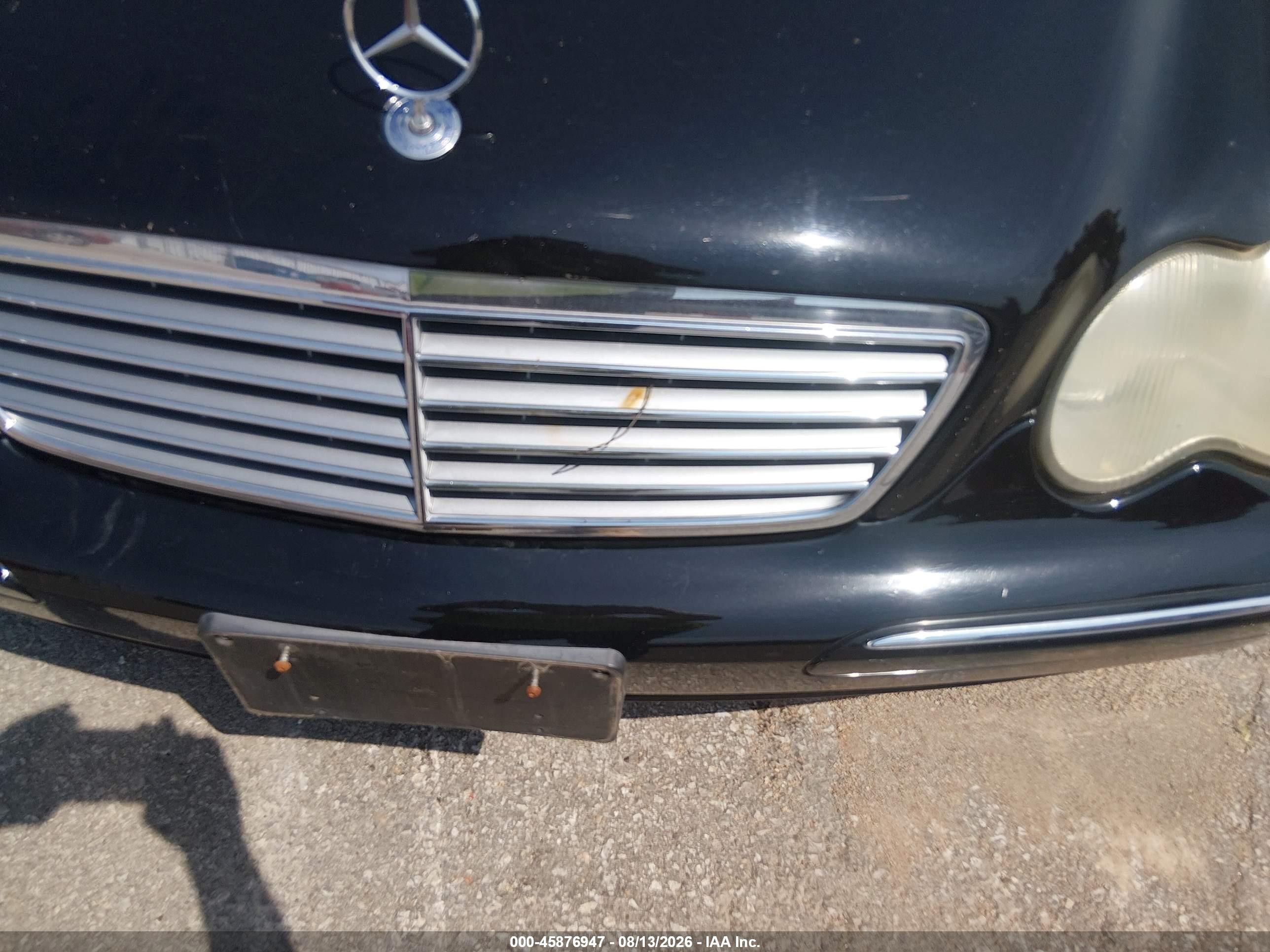 2002 Mercedes-benz C 240 Черный vin: WDBRF61J02F174858