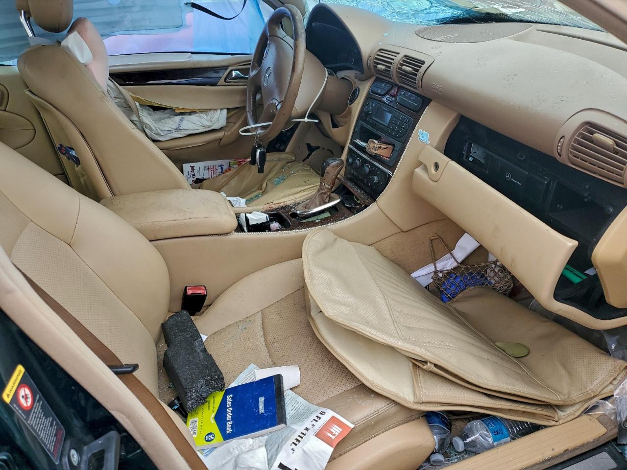 2002 Mercedes-benz C 240 Green vin: WDBRF61J02F267170