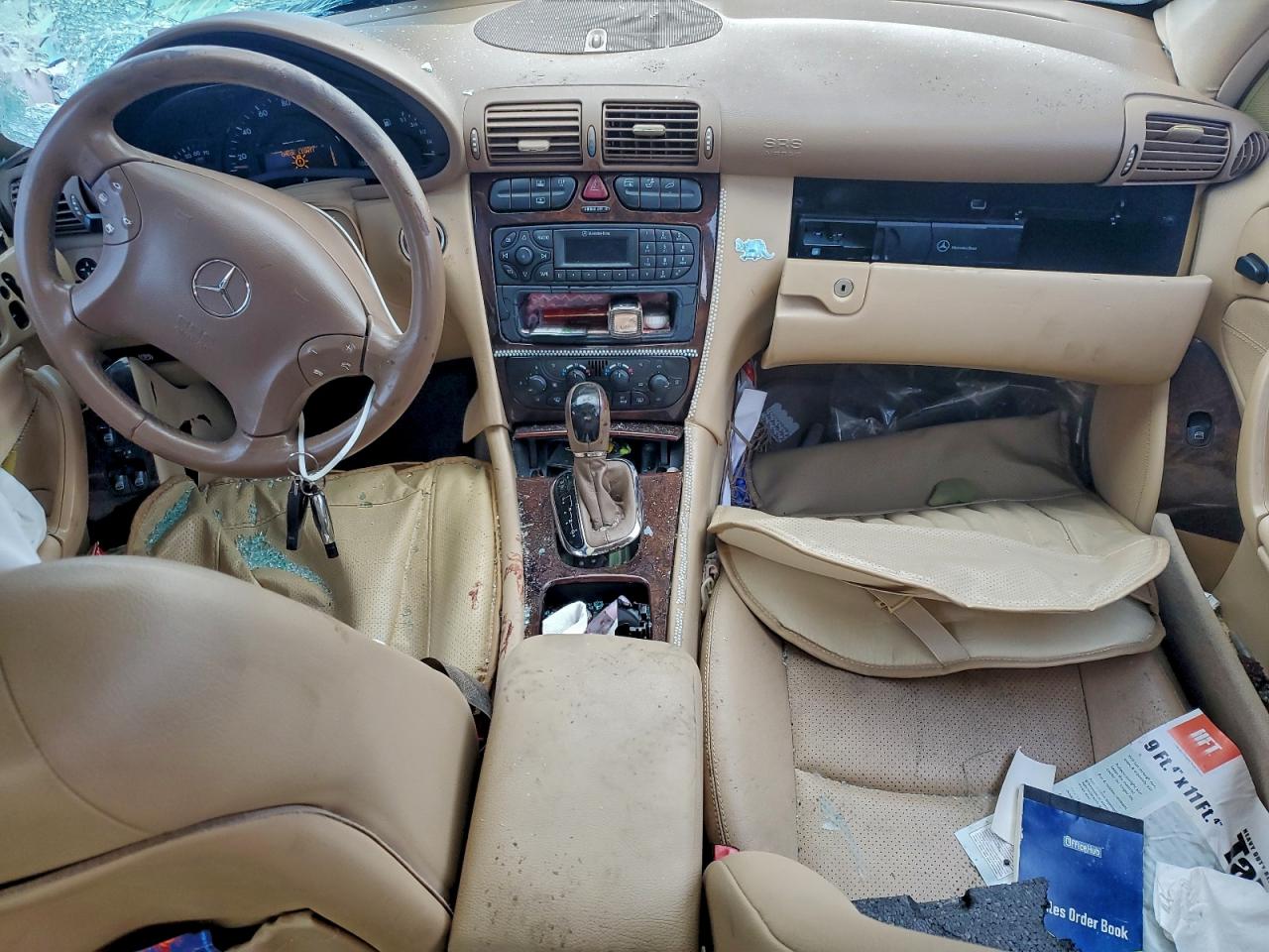 2002 Mercedes-benz C 240 Green vin: WDBRF61J02F267170
