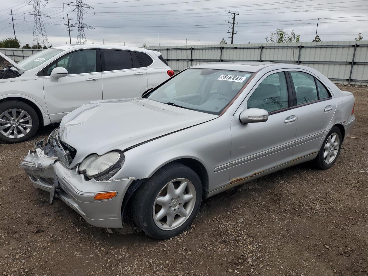 2003 Mercedes-benz C 240 Серебряный vin: WDBRF61J03F307524