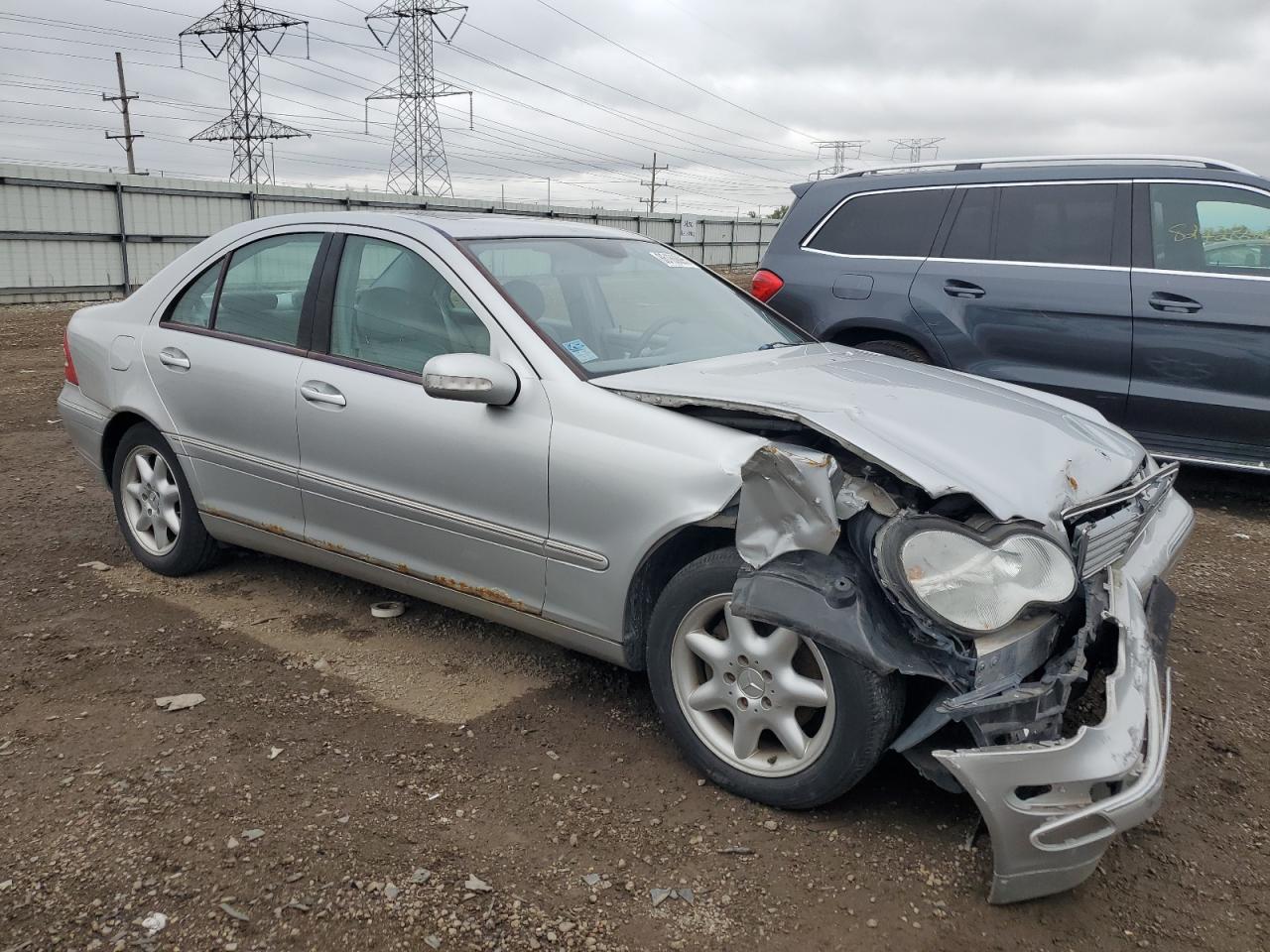 2003 Mercedes-benz C 240 Серебряный vin: WDBRF61J03F307524