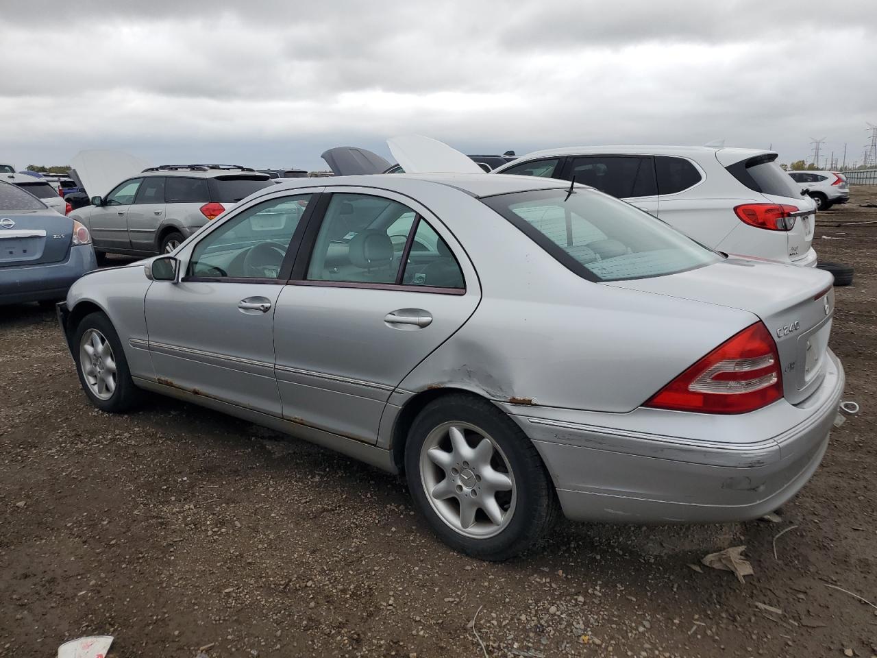2003 Mercedes-benz C 240 Серебряный vin: WDBRF61J03F307524