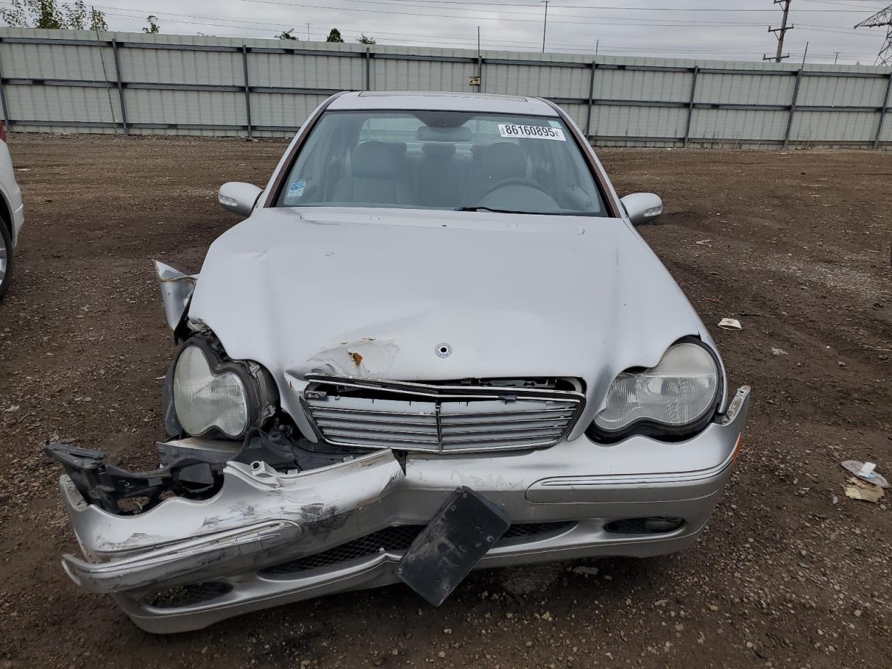 2003 Mercedes-benz C 240 Серебряный vin: WDBRF61J03F307524
