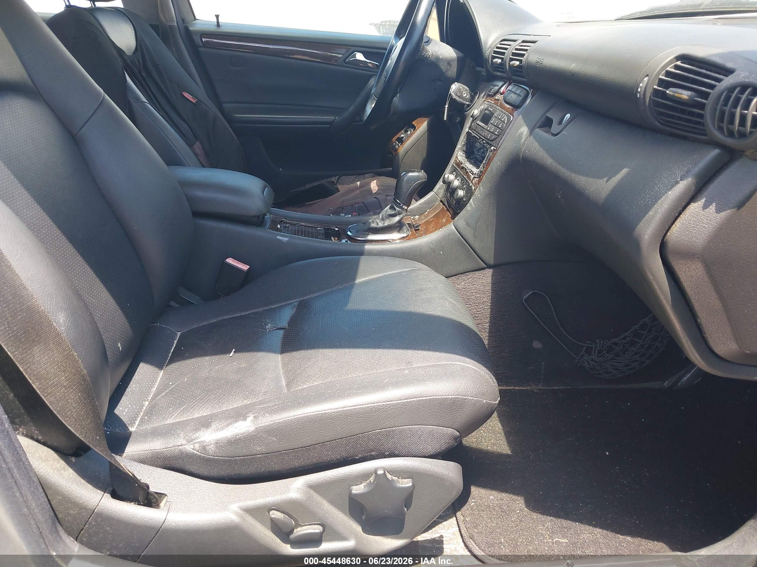 2003 Mercedes-benz C 240   Silver vin: WDBRF61J03F401872