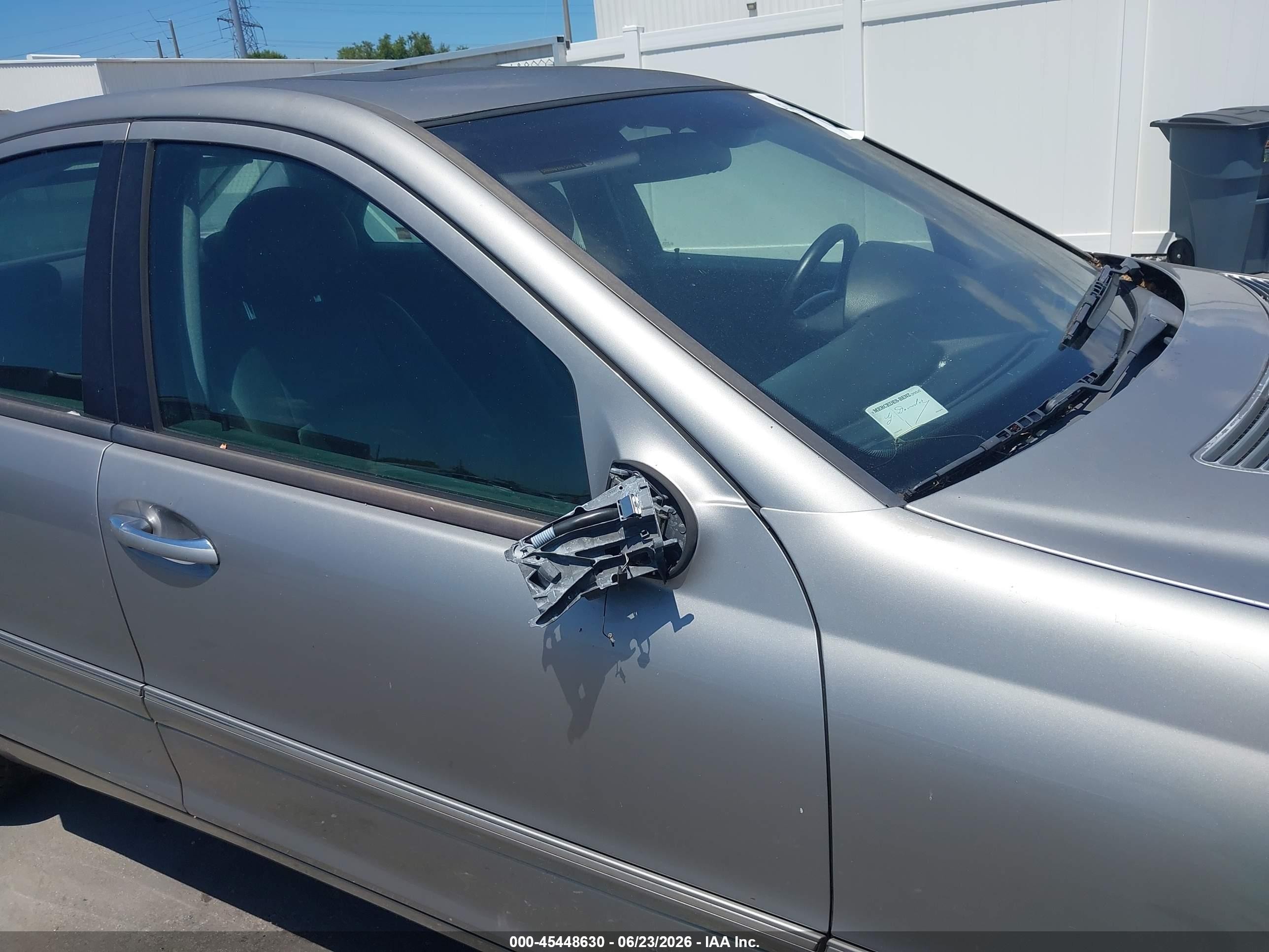 2003 Mercedes-benz C 240   Silver vin: WDBRF61J03F401872
