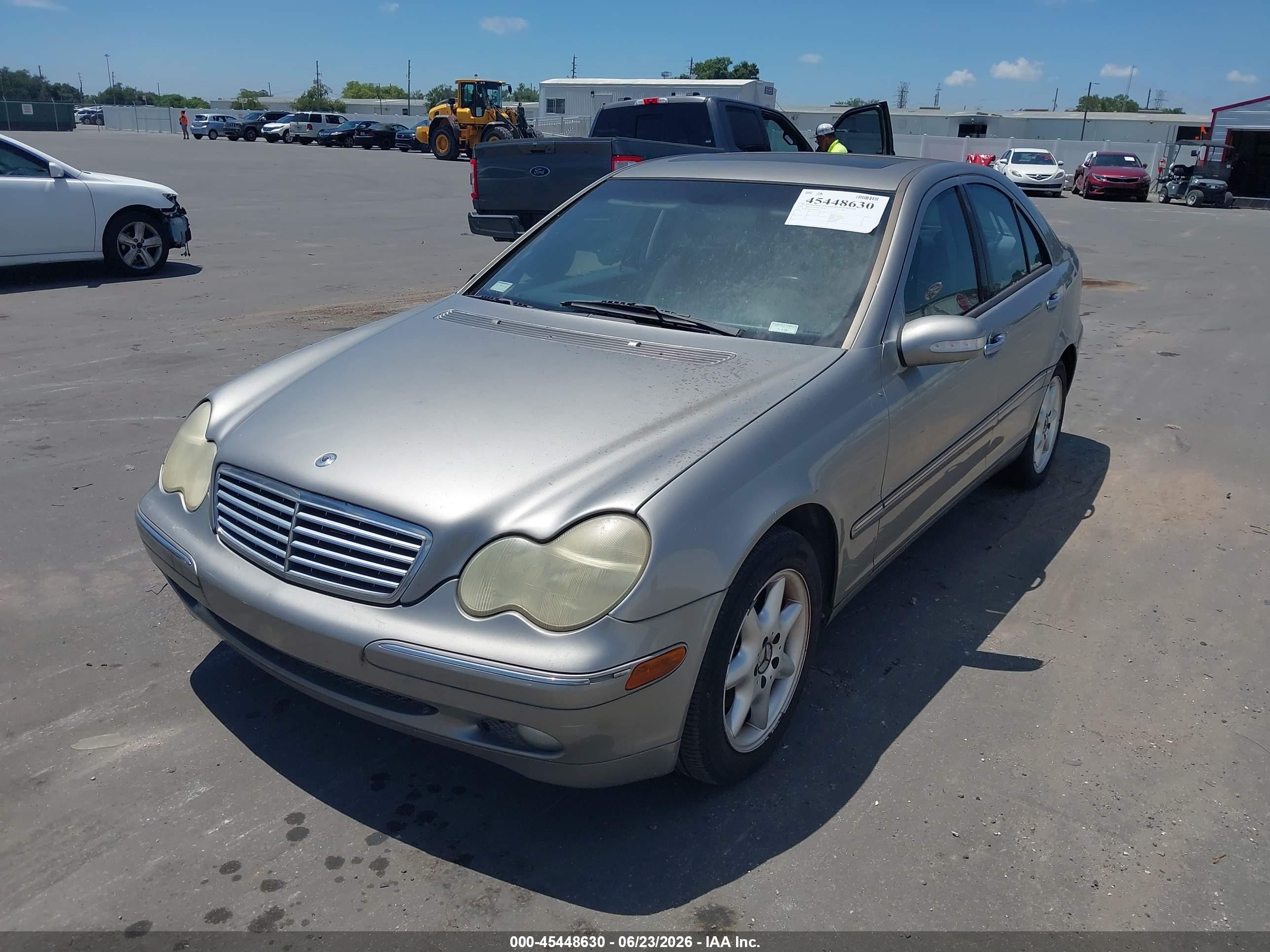 2003 Mercedes-benz C 240   Silver vin: WDBRF61J03F401872