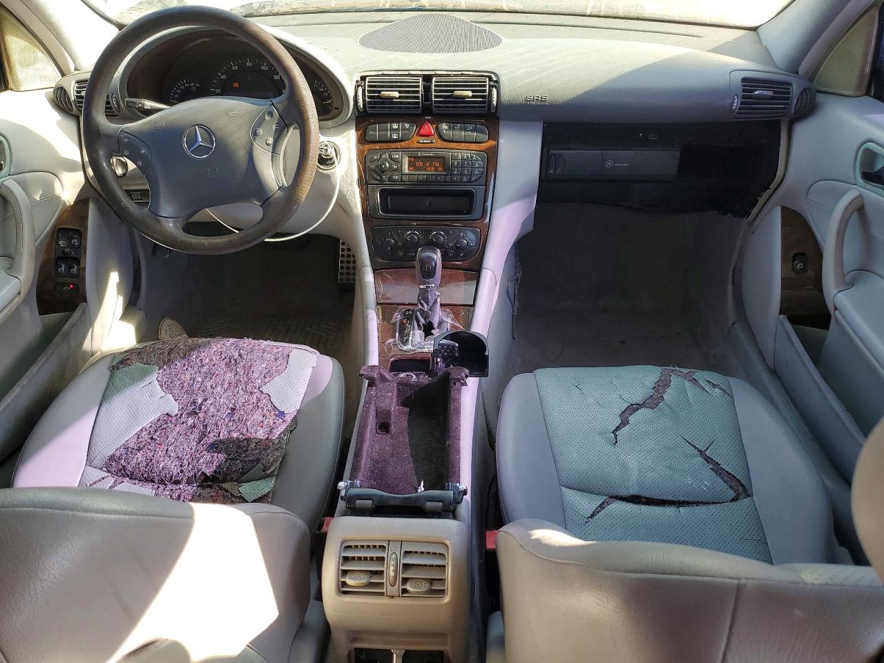 2004 Mercedes-benz C 240 Silver vin: WDBRF61J04A622838
