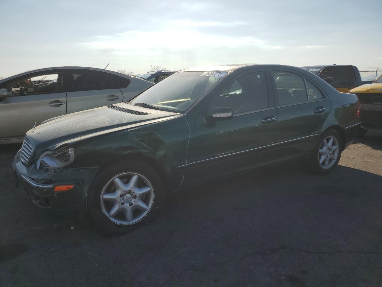 2001 Mercedes-benz C 240 Green vin: WDBRF61J11F088795