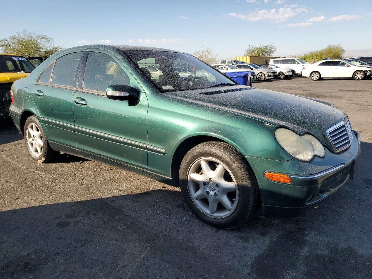 2001 Mercedes-benz C 240 Green vin: WDBRF61J11F088795