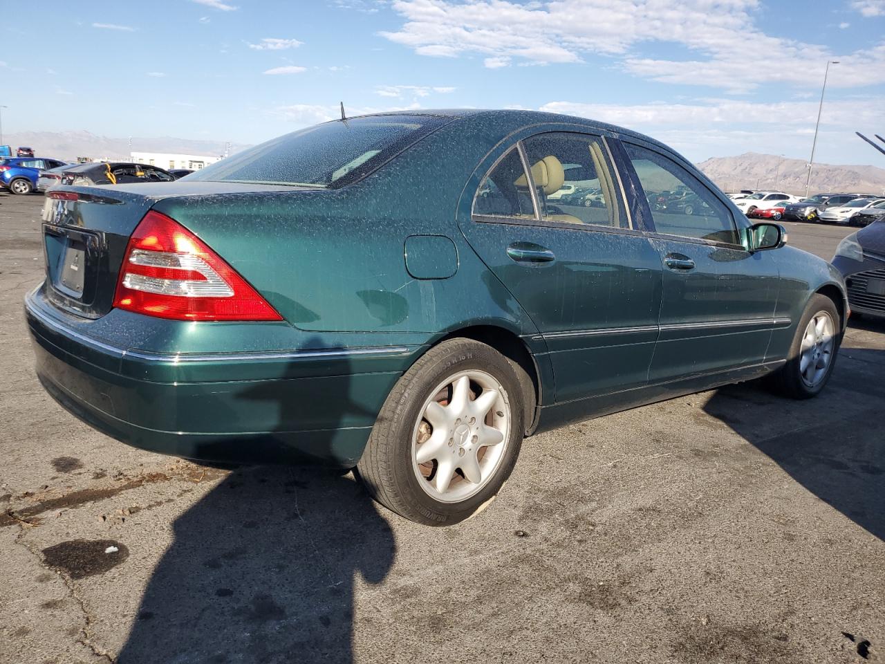 2001 Mercedes-benz C 240 Green vin: WDBRF61J11F088795