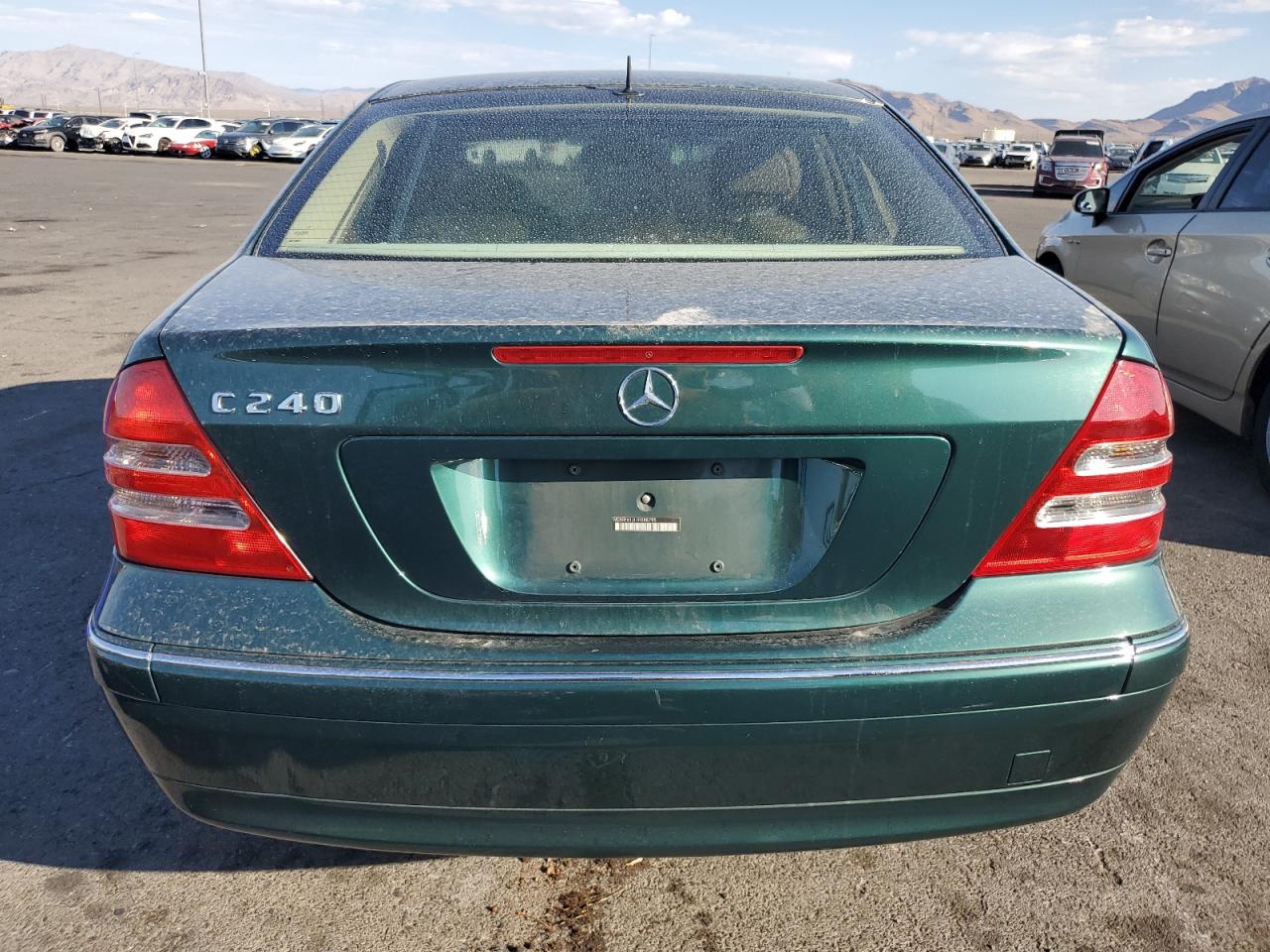 2001 Mercedes-benz C 240 Green vin: WDBRF61J11F088795