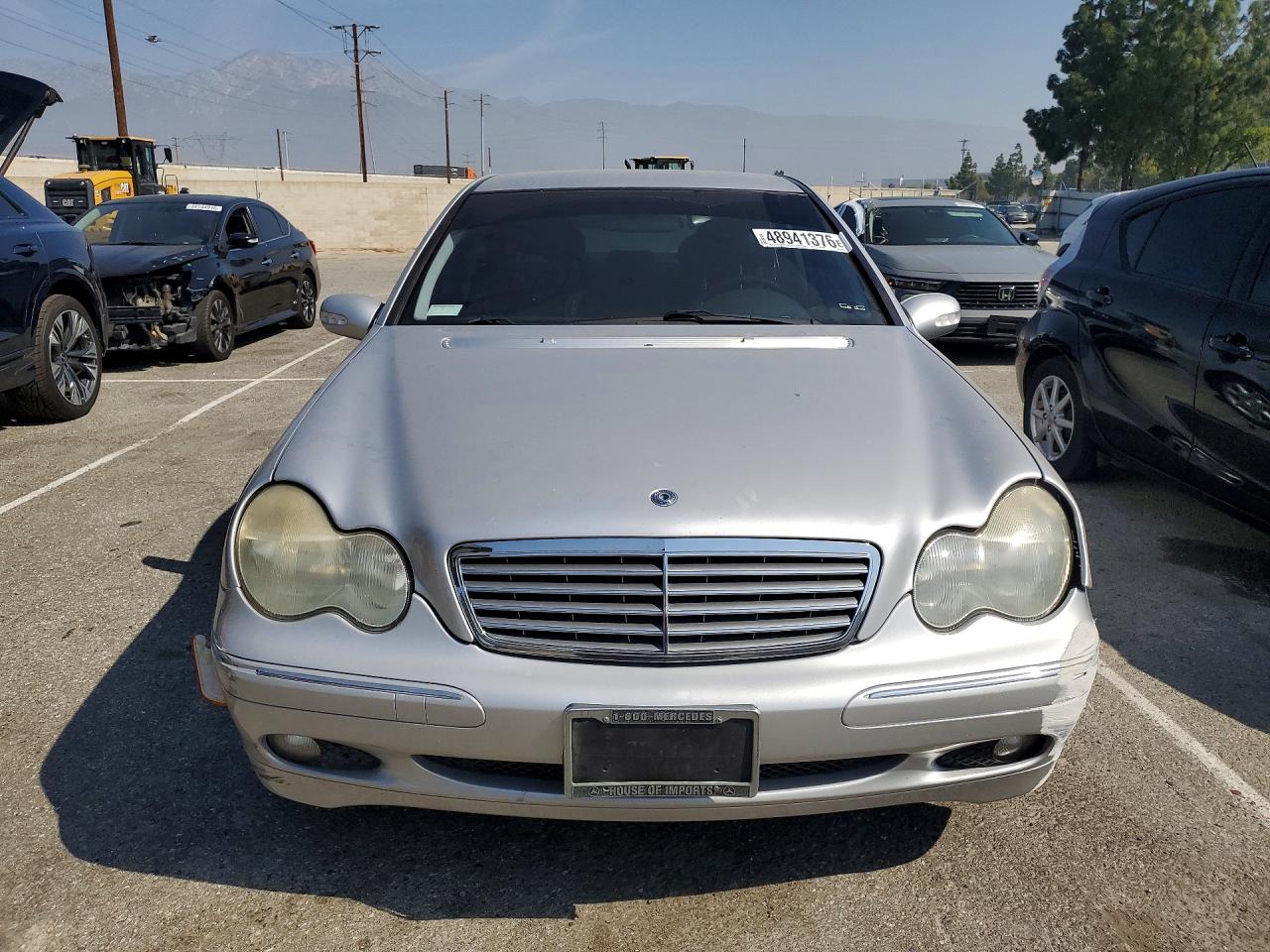 2001 Mercedes-benz C 240 Серебряный vin: WDBRF61J11F088893