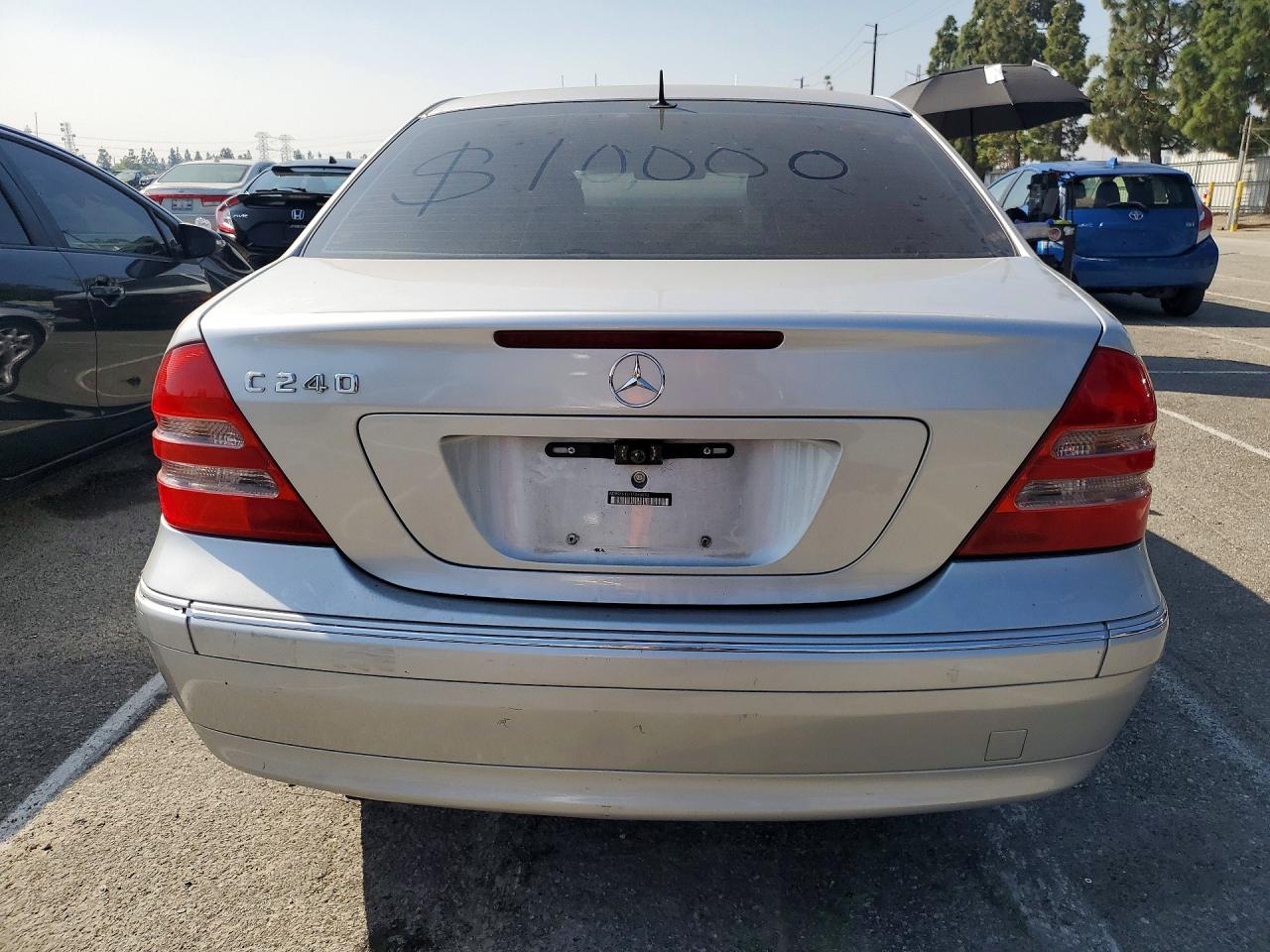 2001 Mercedes-benz C 240 Серебряный vin: WDBRF61J11F088893