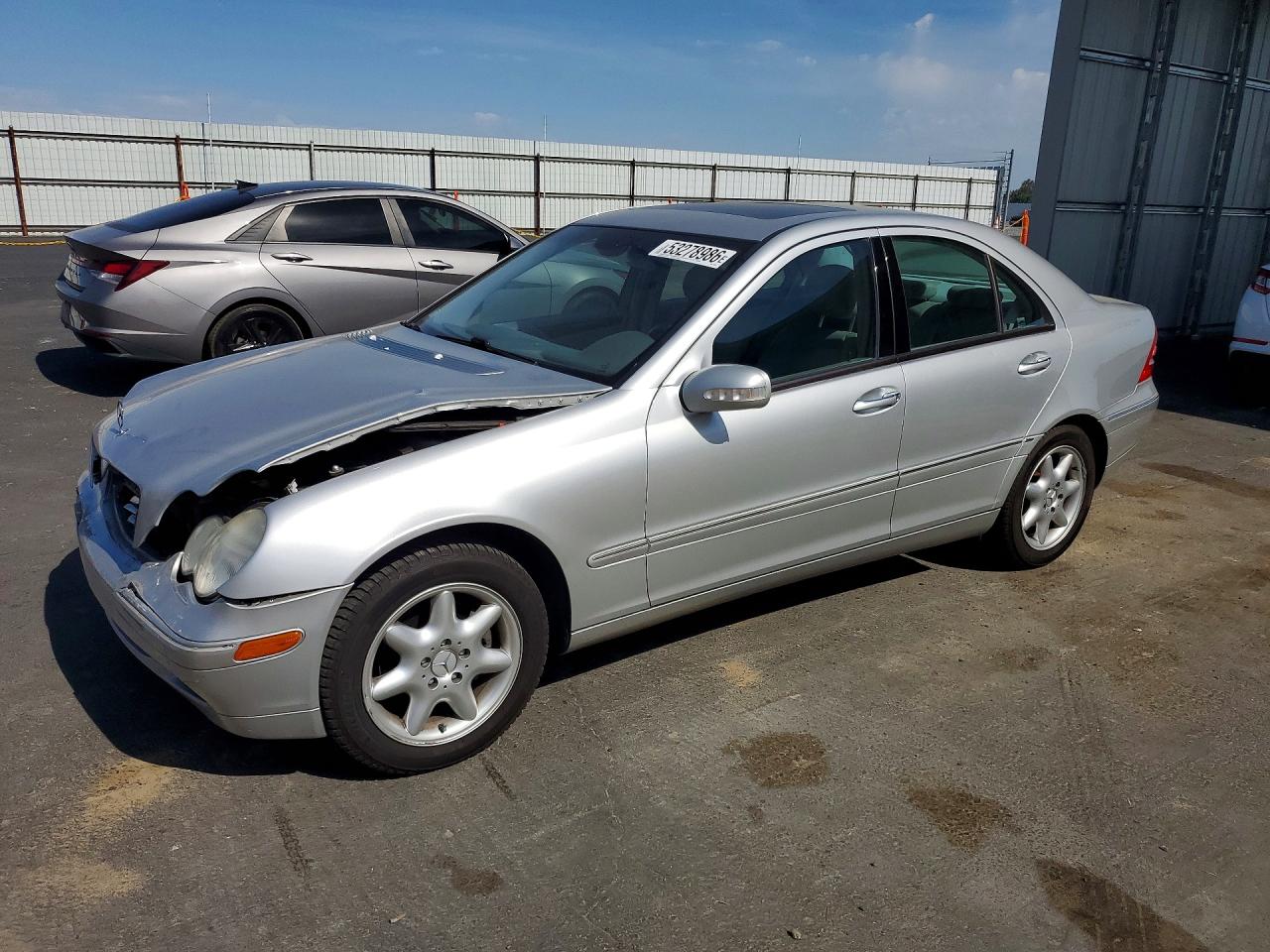 2002 Mercedes-benz C 240 Серебряный vin: WDBRF61J12F130979