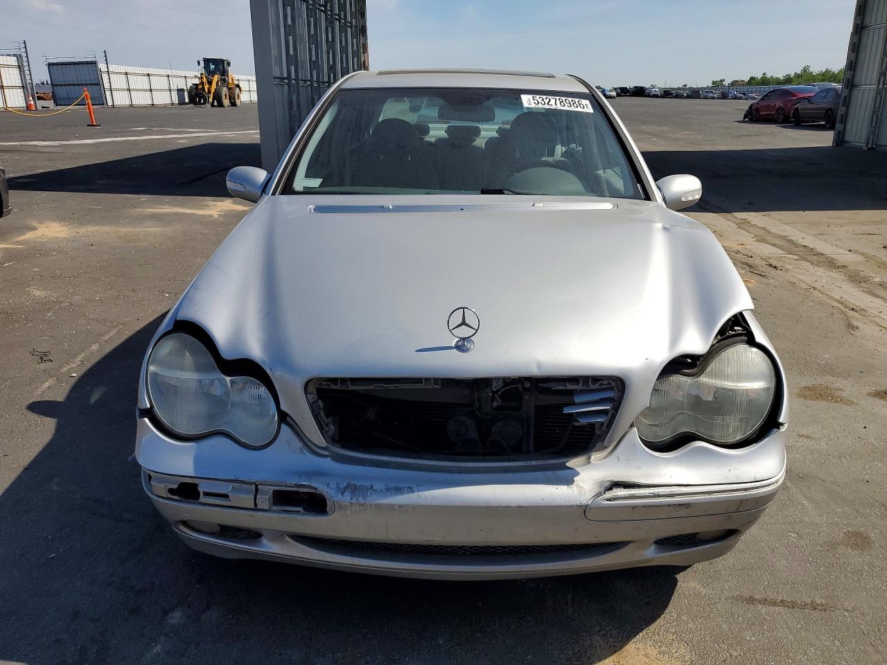2002 Mercedes-benz C 240 Серебряный vin: WDBRF61J12F130979