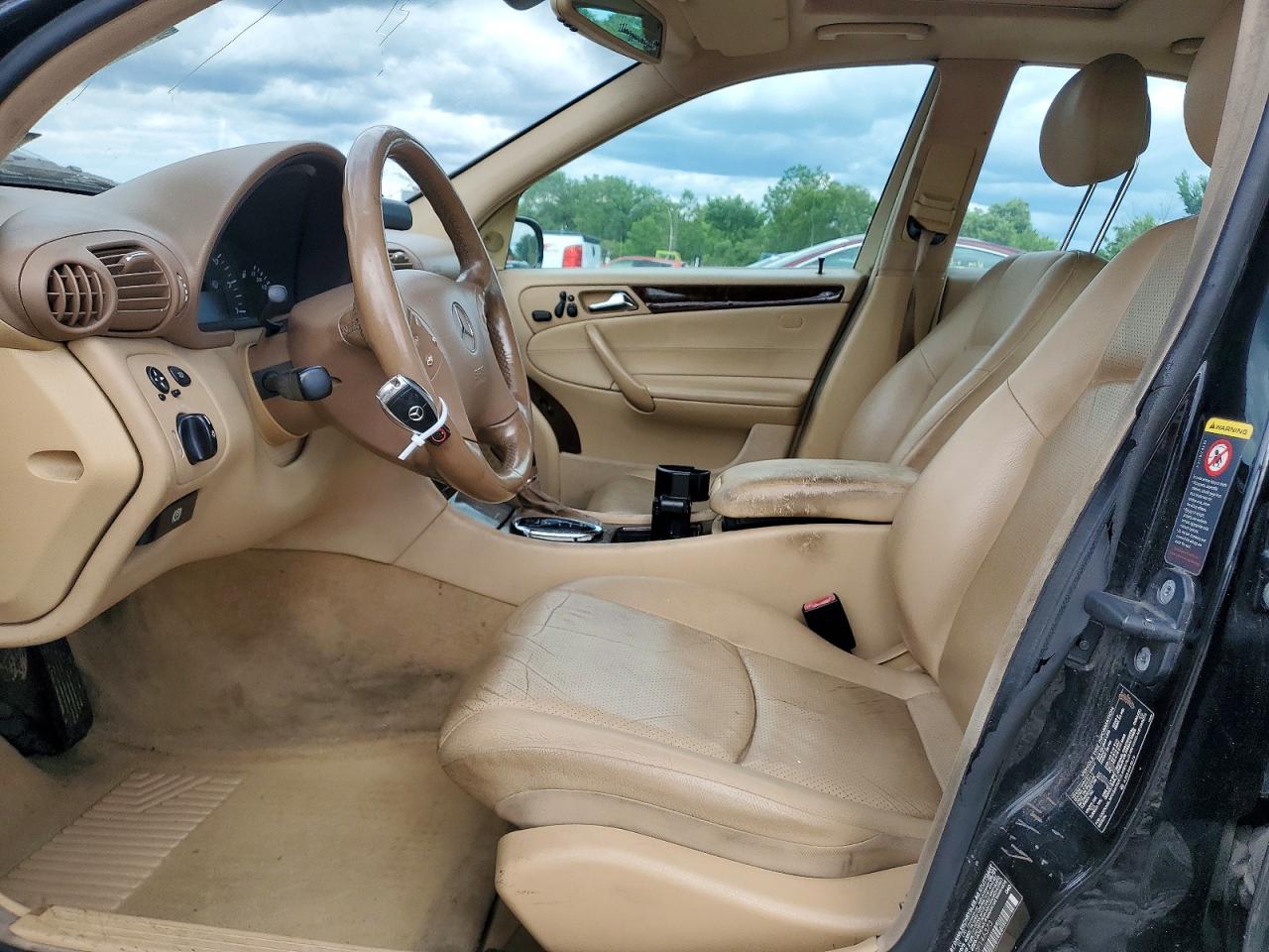 2002 Mercedes-benz C 240 Black vin: WDBRF61J12F146373