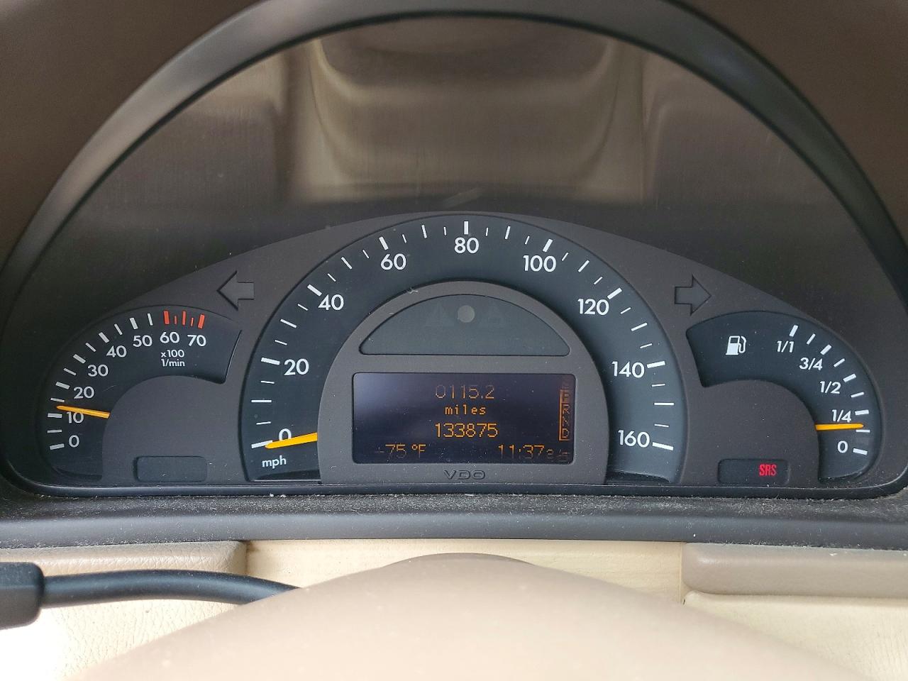 2002 Mercedes-benz C 240 Black vin: WDBRF61J12F146373