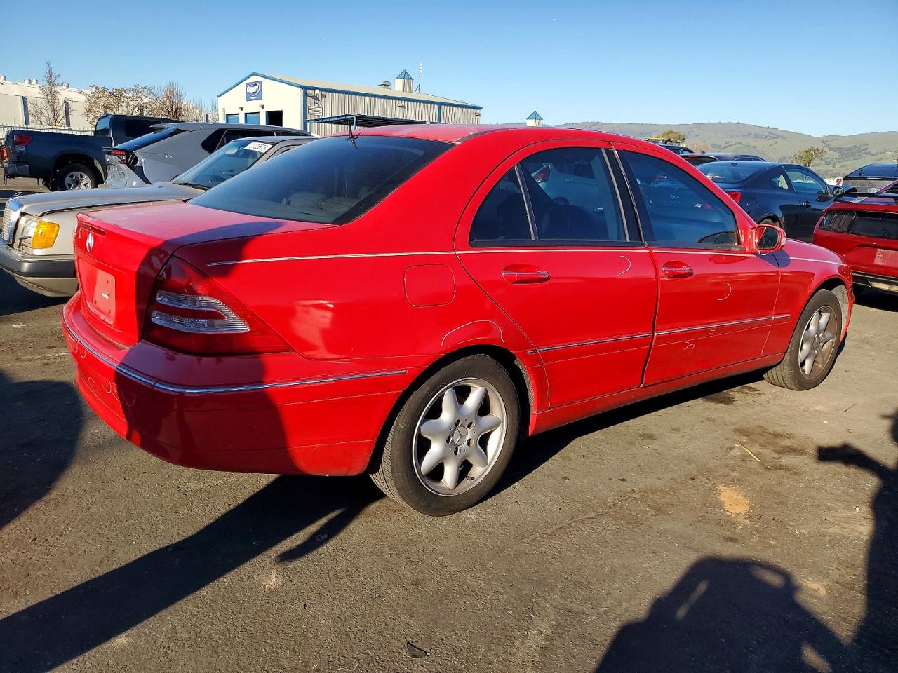 2002 Mercedes-benz C 240 Red vin: WDBRF61J12F187179