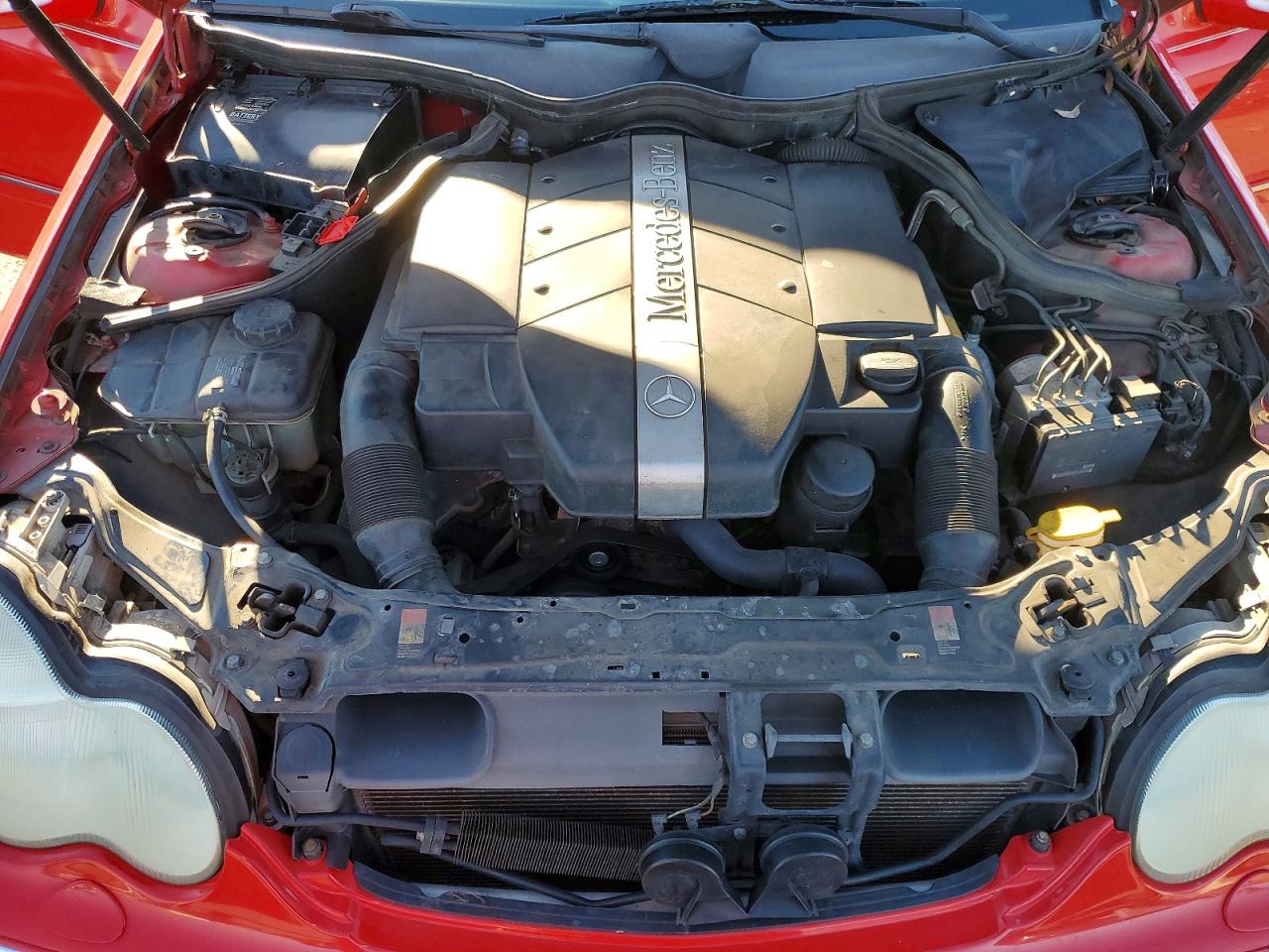 2002 Mercedes-benz C 240 Red vin: WDBRF61J12F187179
