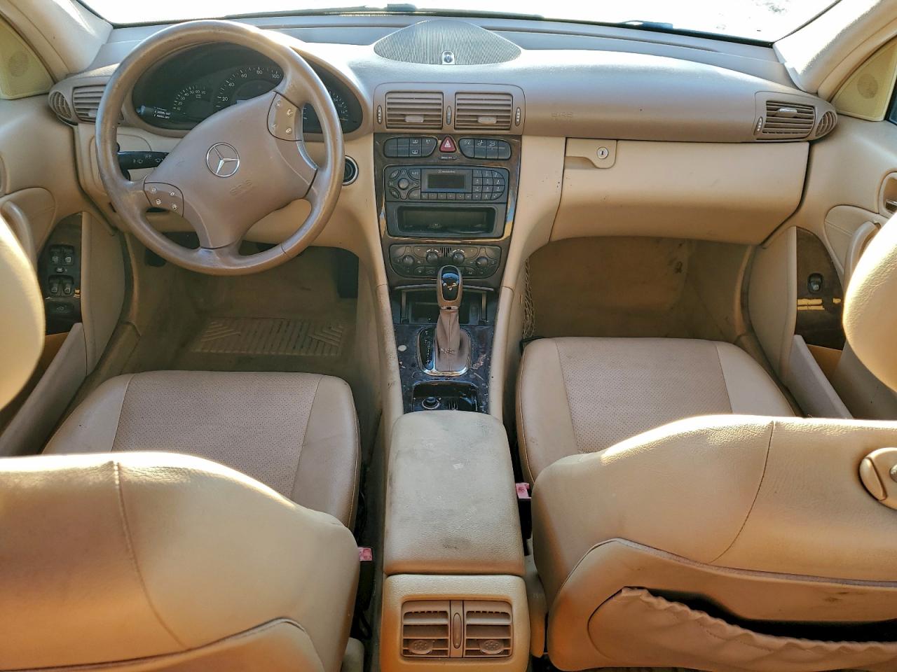 2002 Mercedes-benz C 240 Черный vin: WDBRF61J12F250670