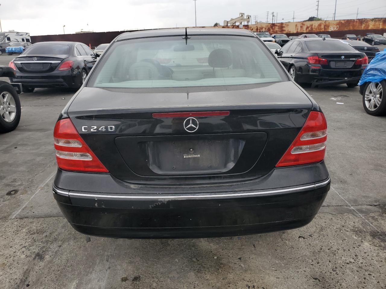 2002 Mercedes-benz C 240 Black vin: WDBRF61J12F291655
