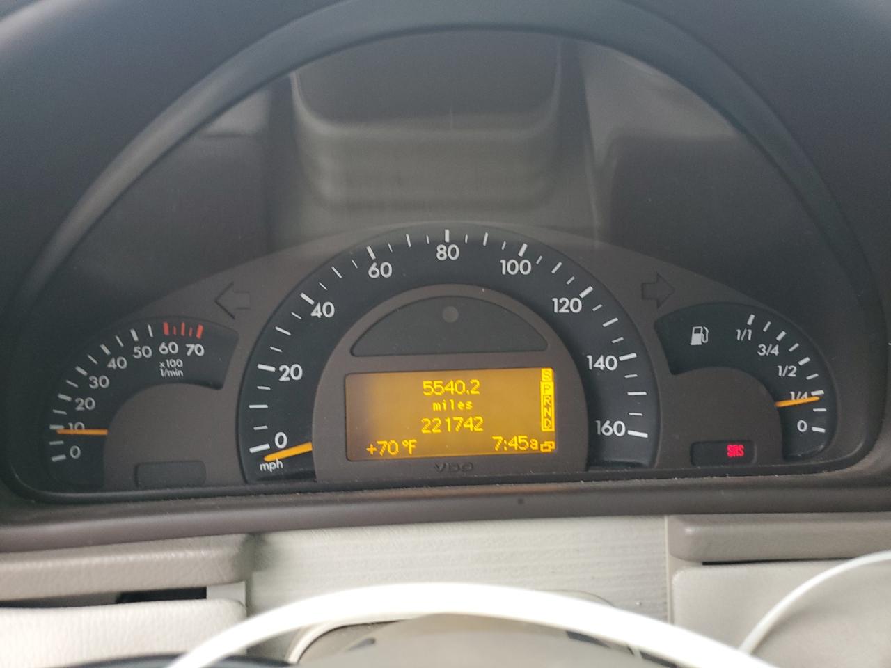 2002 Mercedes-benz C 240 Black vin: WDBRF61J12F291655