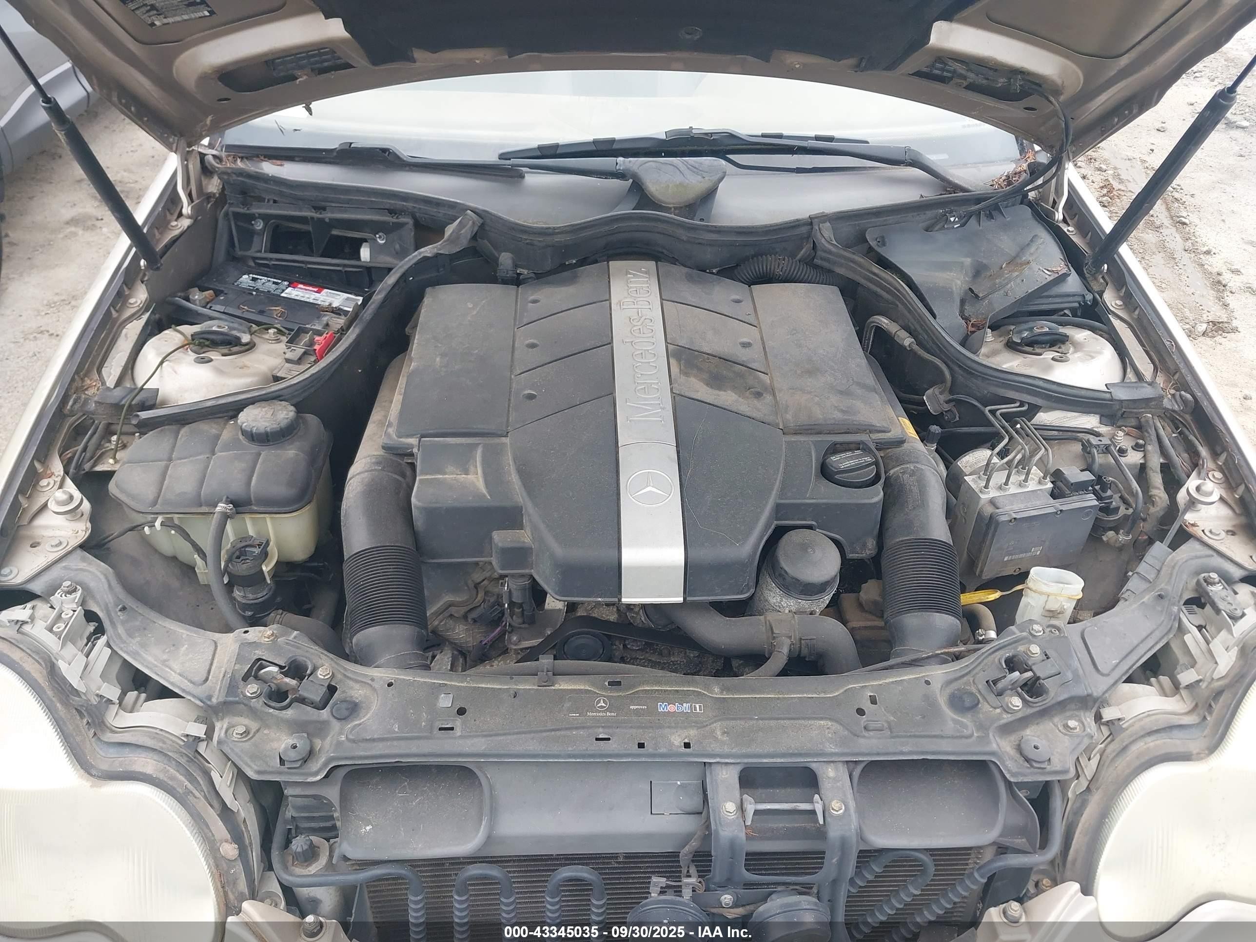 2003 Mercedes-benz C 240   Золотой vin: WDBRF61J13E009652