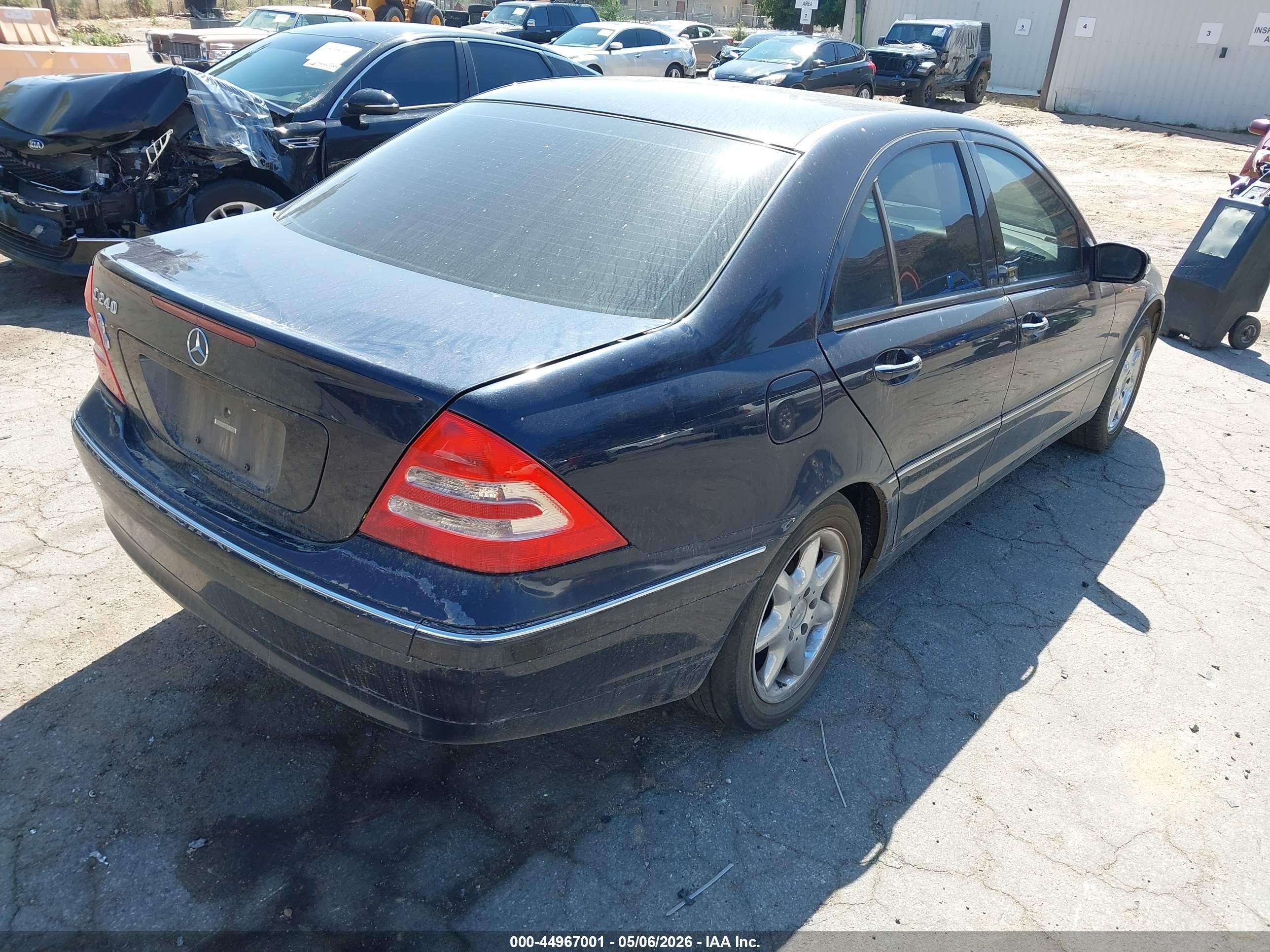 2003 Mercedes-benz C 240 Blue vin: WDBRF61J13F376609