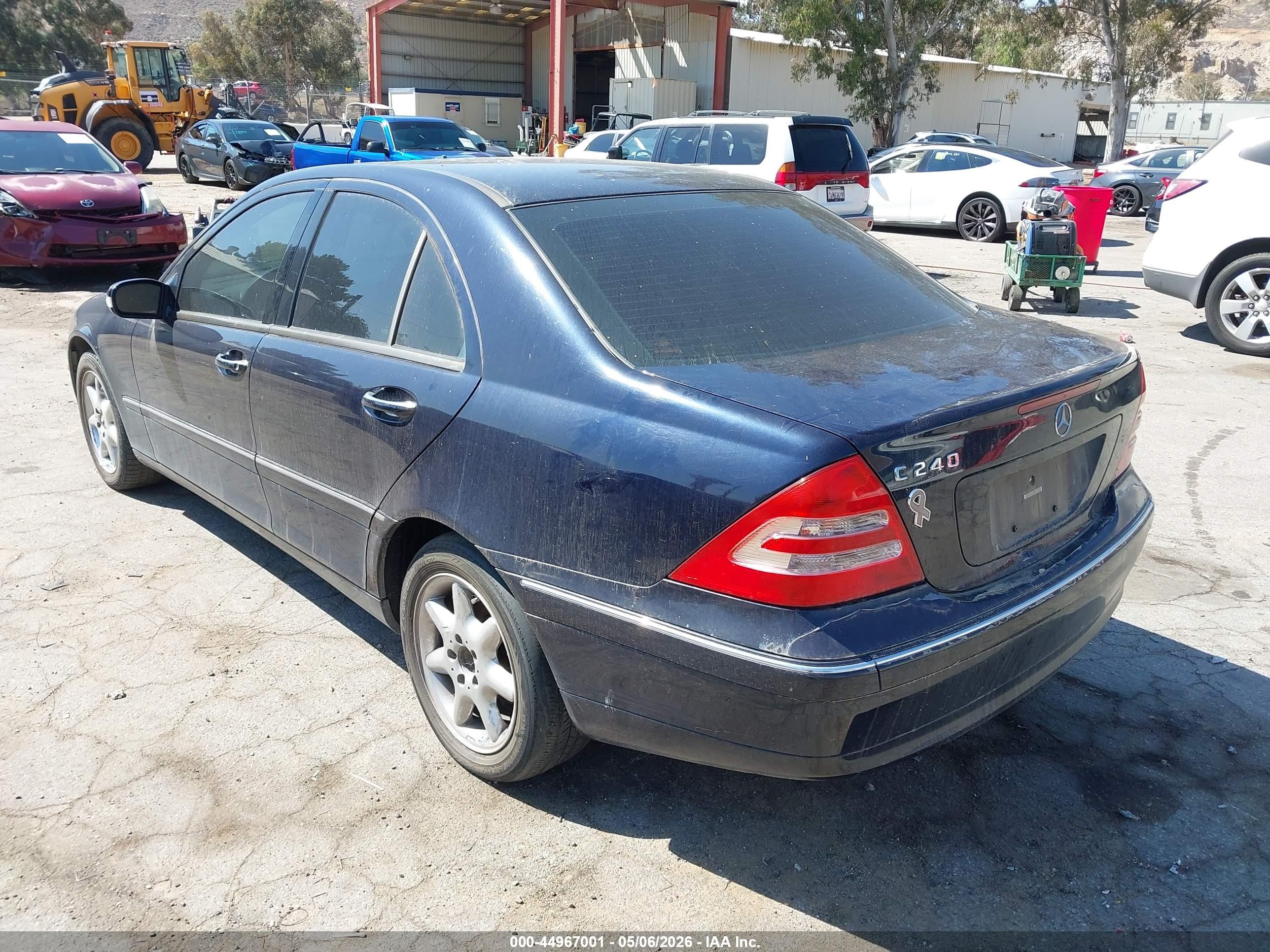2003 Mercedes-benz C 240 Blue vin: WDBRF61J13F376609
